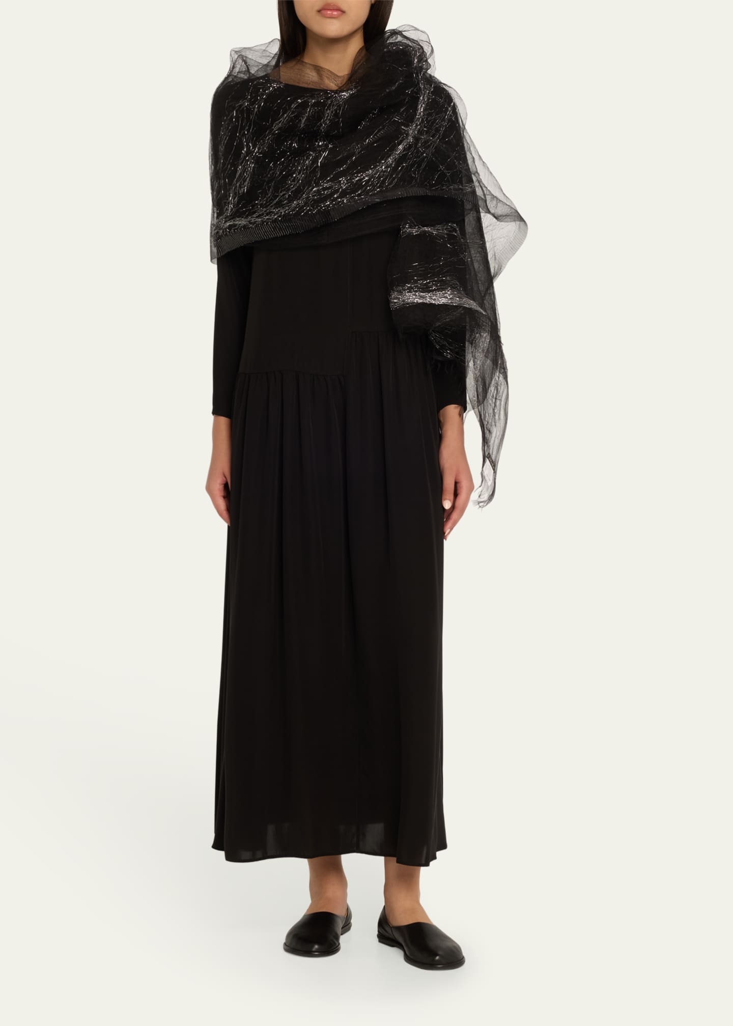 Faliero Sarti Dionisio Silk Blend Scarf Image 2 of 4