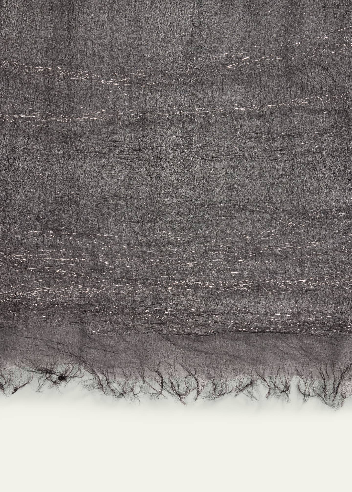 Faliero Sarti Dionisio Silk Blend Scarf Image 4 of 4