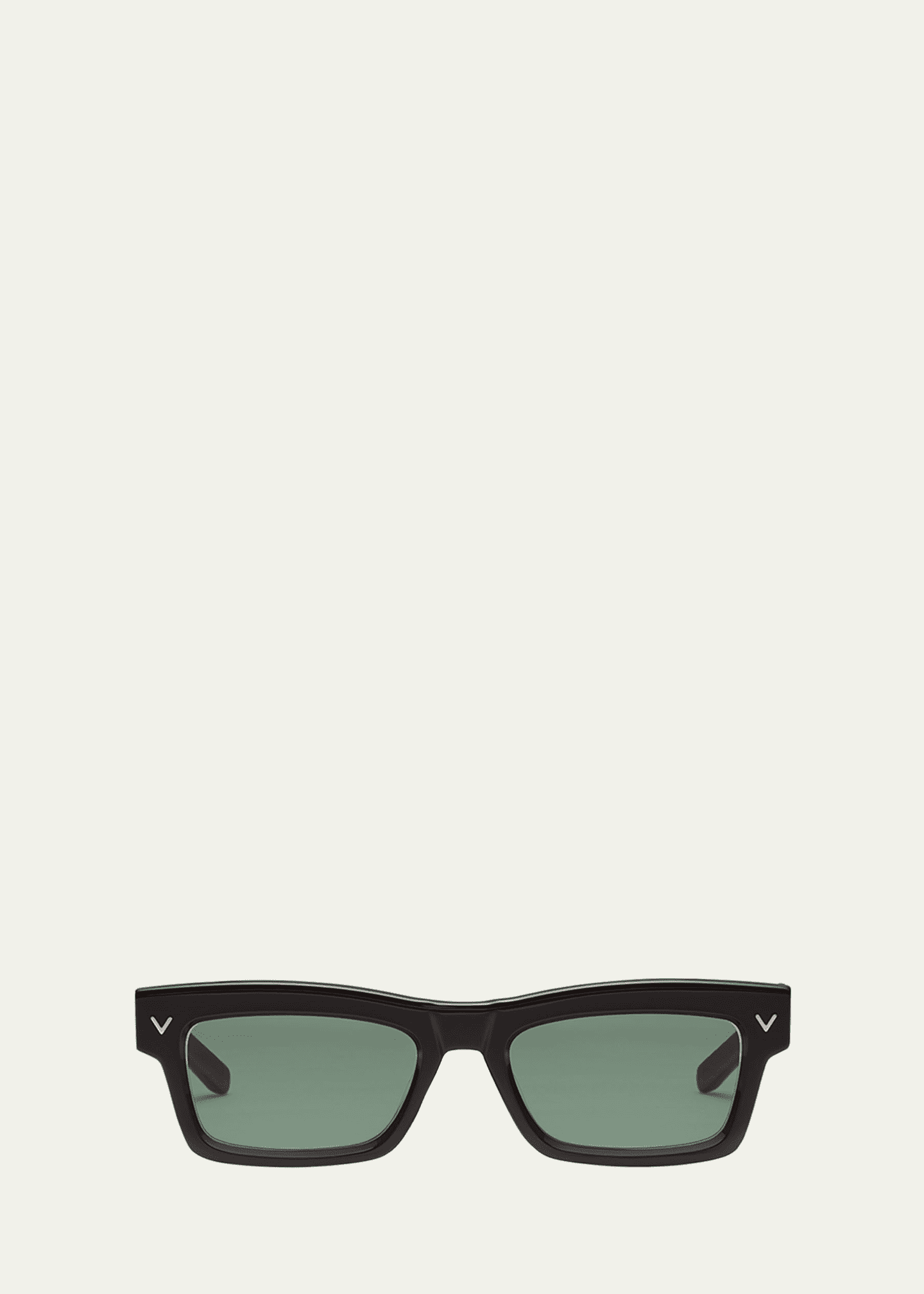 Valentino Garavani Rectangle Acetate Sunglasses Image 1 of 3