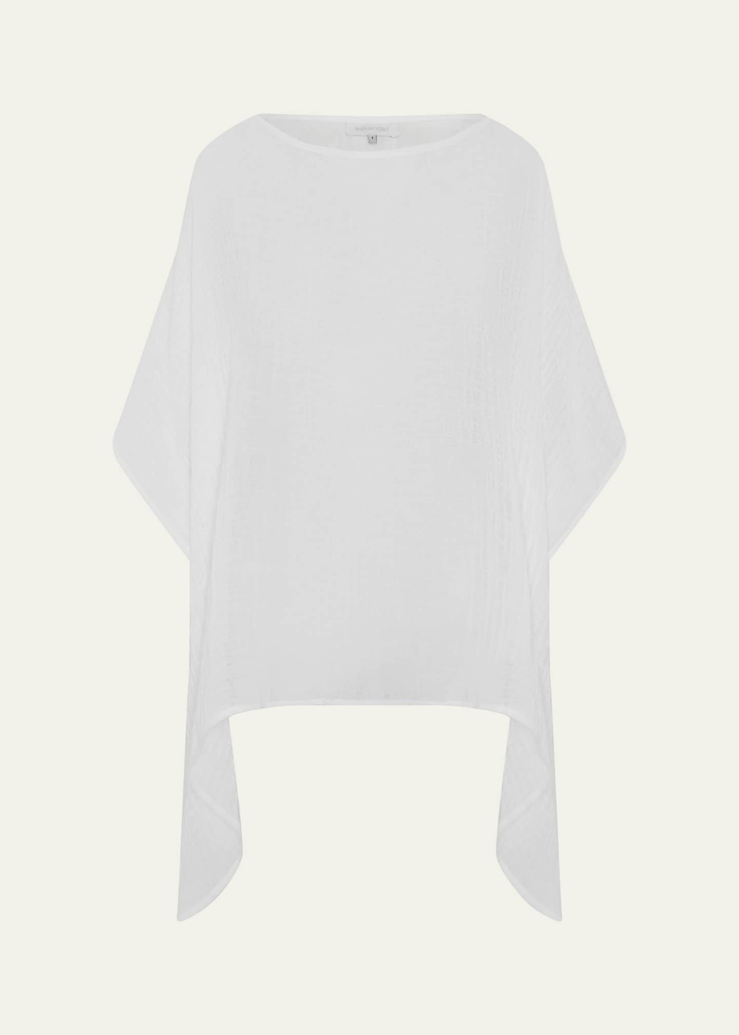 Eskandar Longer-Back Scoop-Neck Kaftan (Mid Plus Length) Image 1 of 5