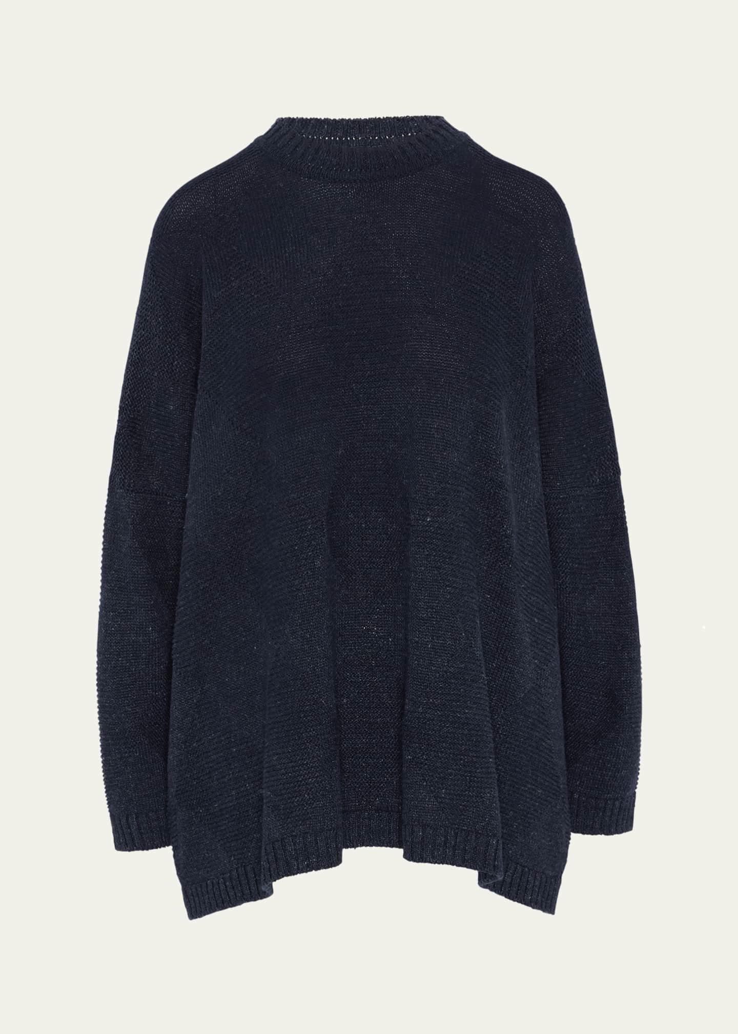 Eskandar 34 Width Round Neck Sweater (Mid Plus) Image 1 of 5