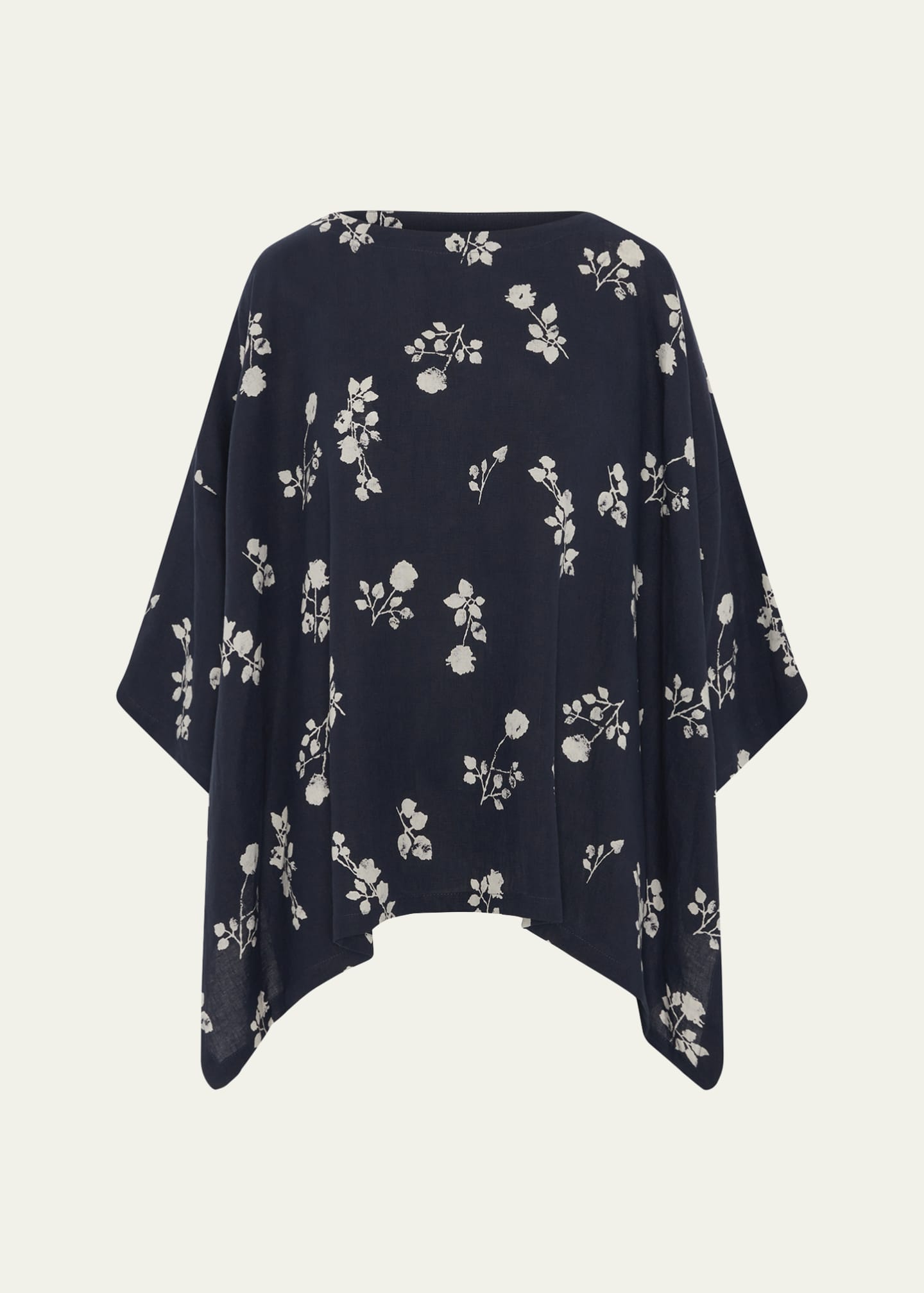 Eskandar DPS Scoop-Neck 3/4-Sleeve Top (Mid Plus Length) Image 1 of 5