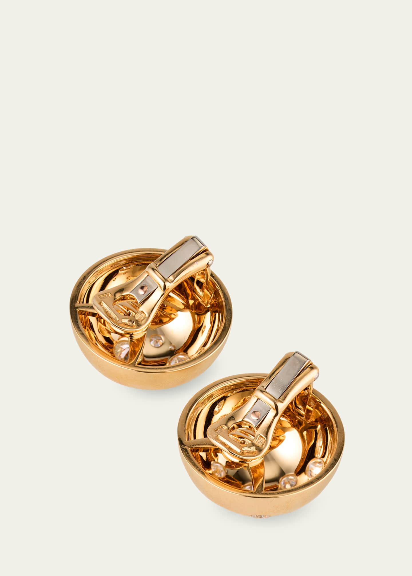 Verdura Constellation 18K Yellow Gold Diamond Ear Clip, Single Image 4 of 4