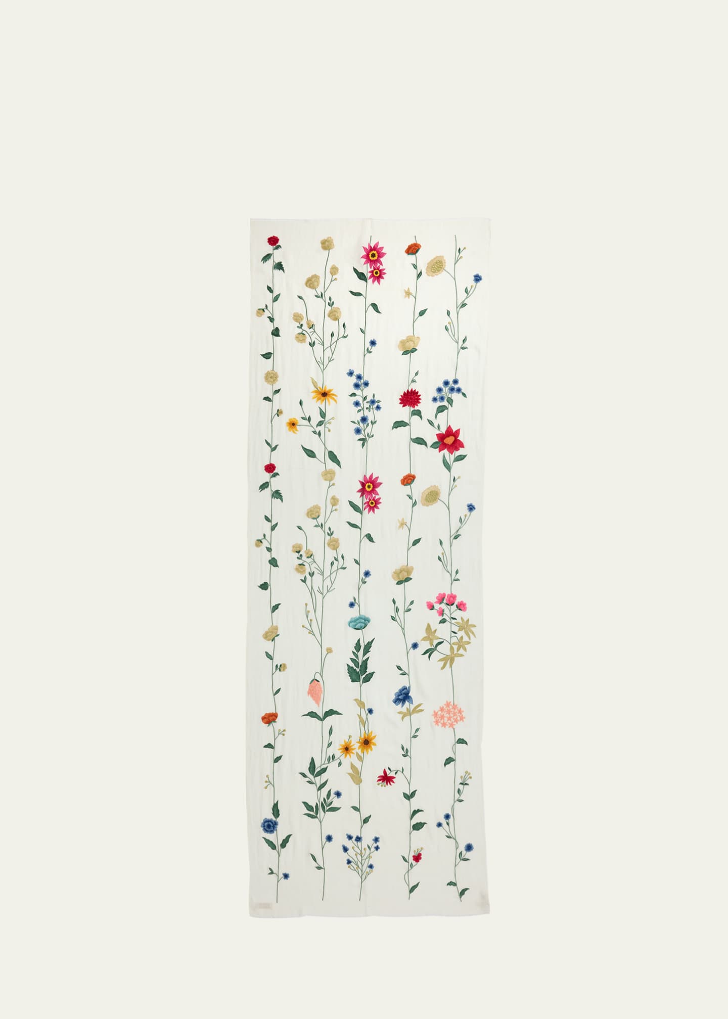 Janavi India Blossom Bliss Merino Wool Scarf Image 5 of 5