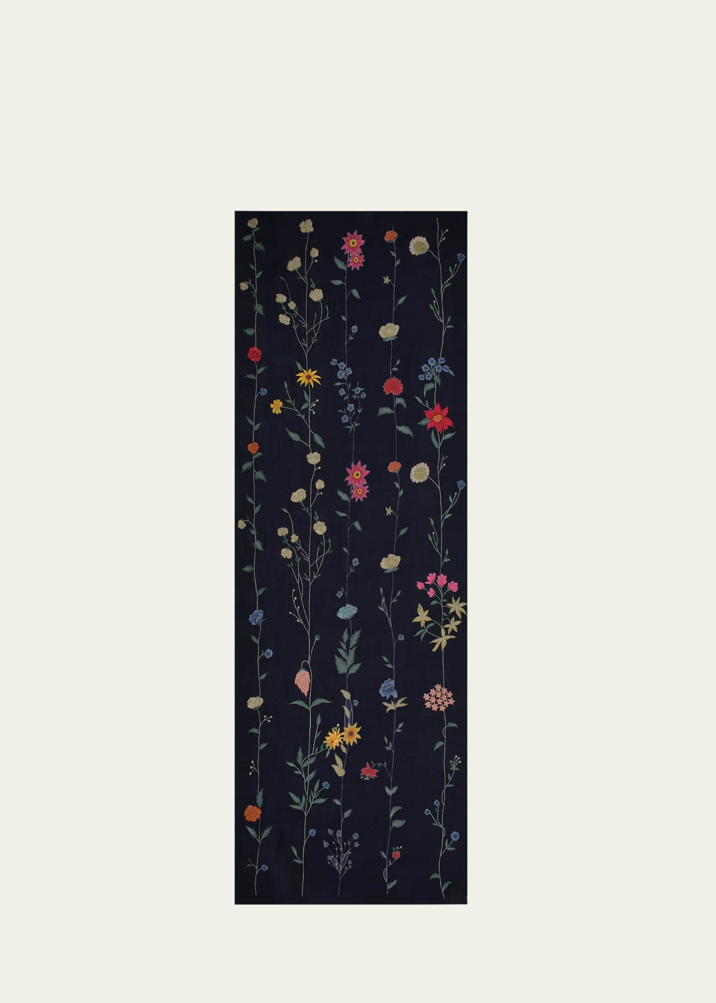 Janavi India Blossom Bliss Merino Wool Scarf Image 1 of 5
