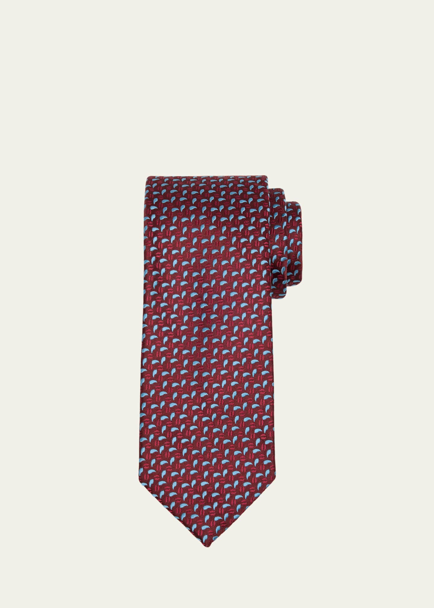 Charvet Men's Mini Teardrop Silk Tie