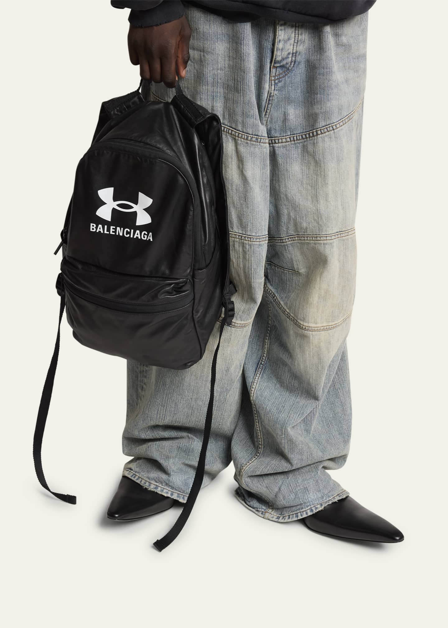 Balenciaga x Under Armour Men's Leather Backpack Image 2 of 5