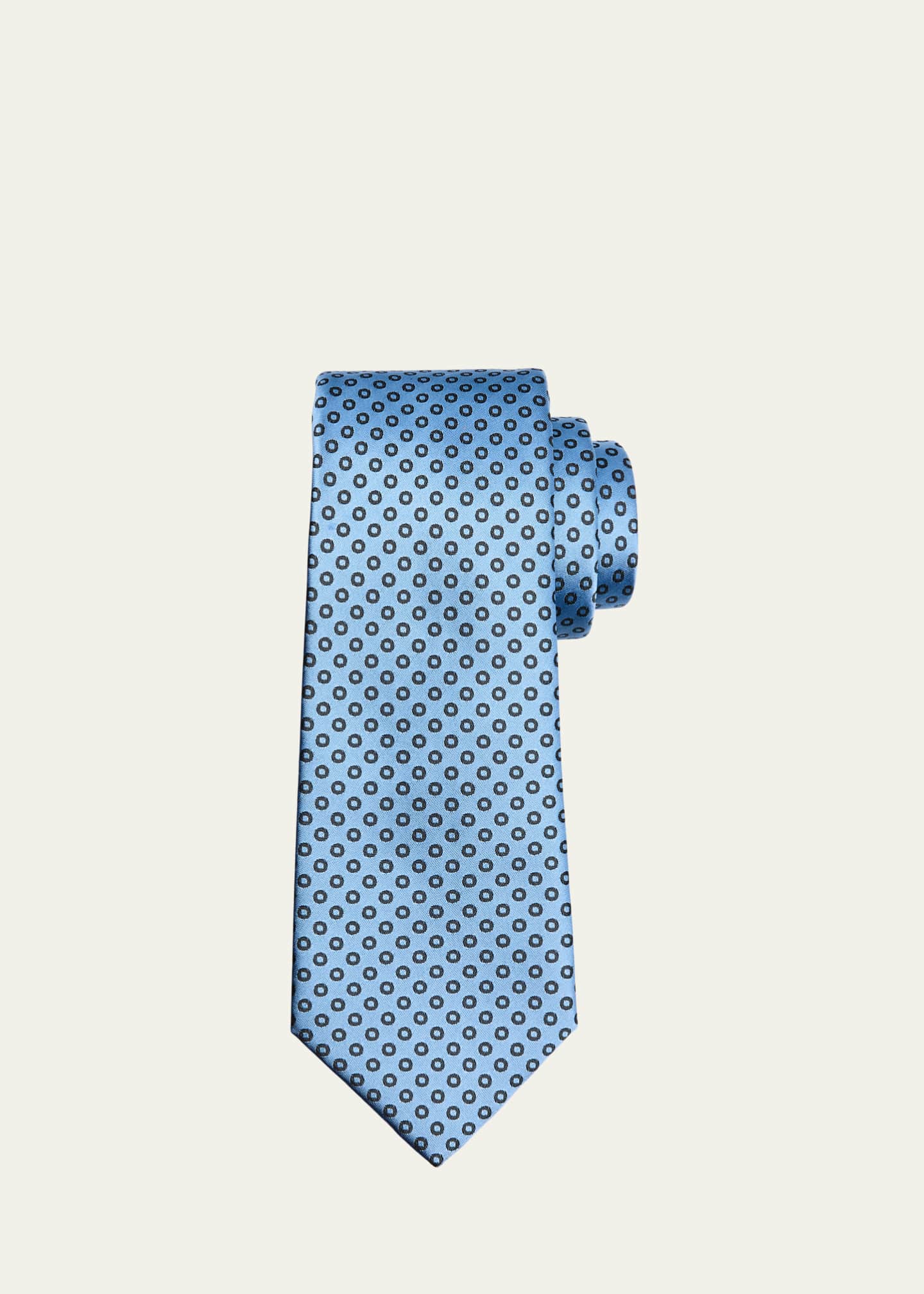 Giorgio Armani Men's Micro-Circle Silk Tie