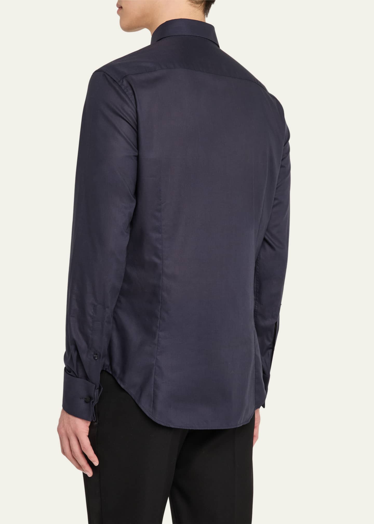 Giorgio Armani Men's Pleated Bib Tuxedo Shirt Image 3 of 5