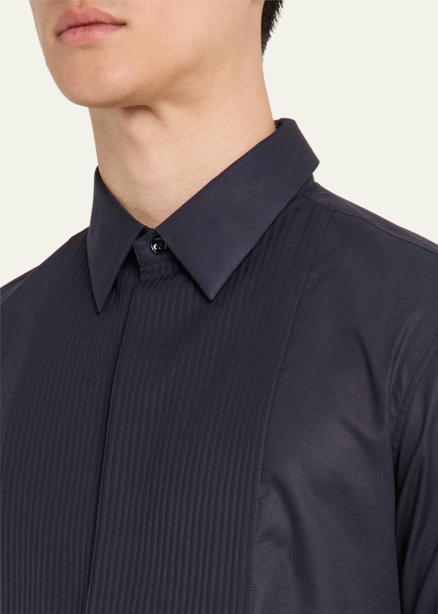 Giorgio Armani Men's Pleated Bib Tuxedo Shirt Image 5 of 5