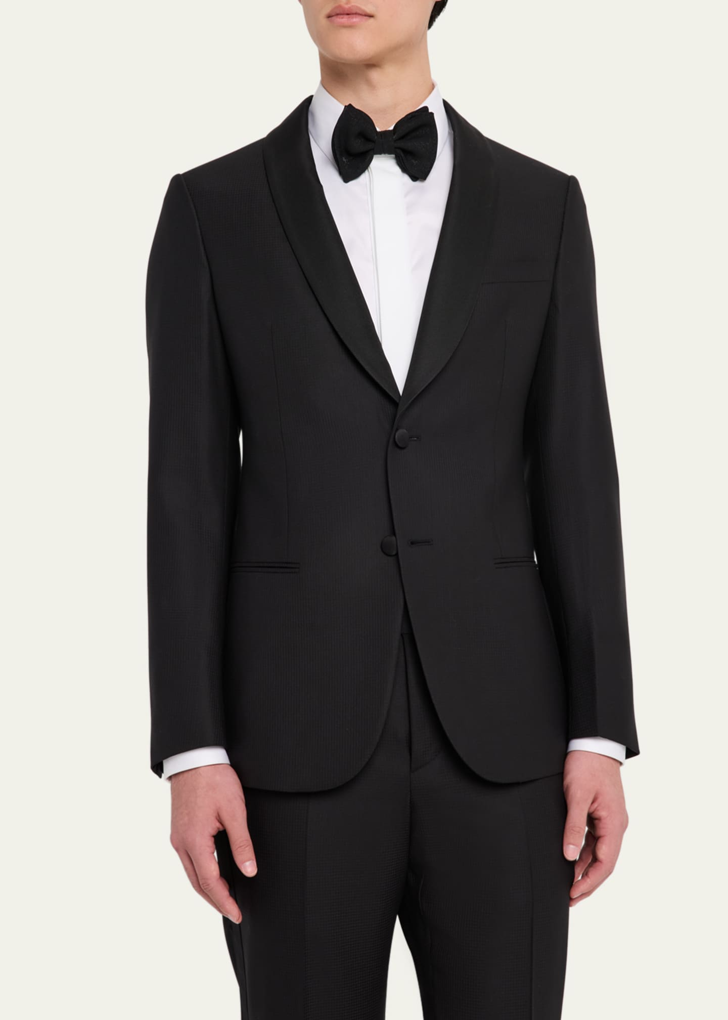 Giorgio Armani Men's Smoking Soho Shawl-Collar Tuxedo Image 4 of 8