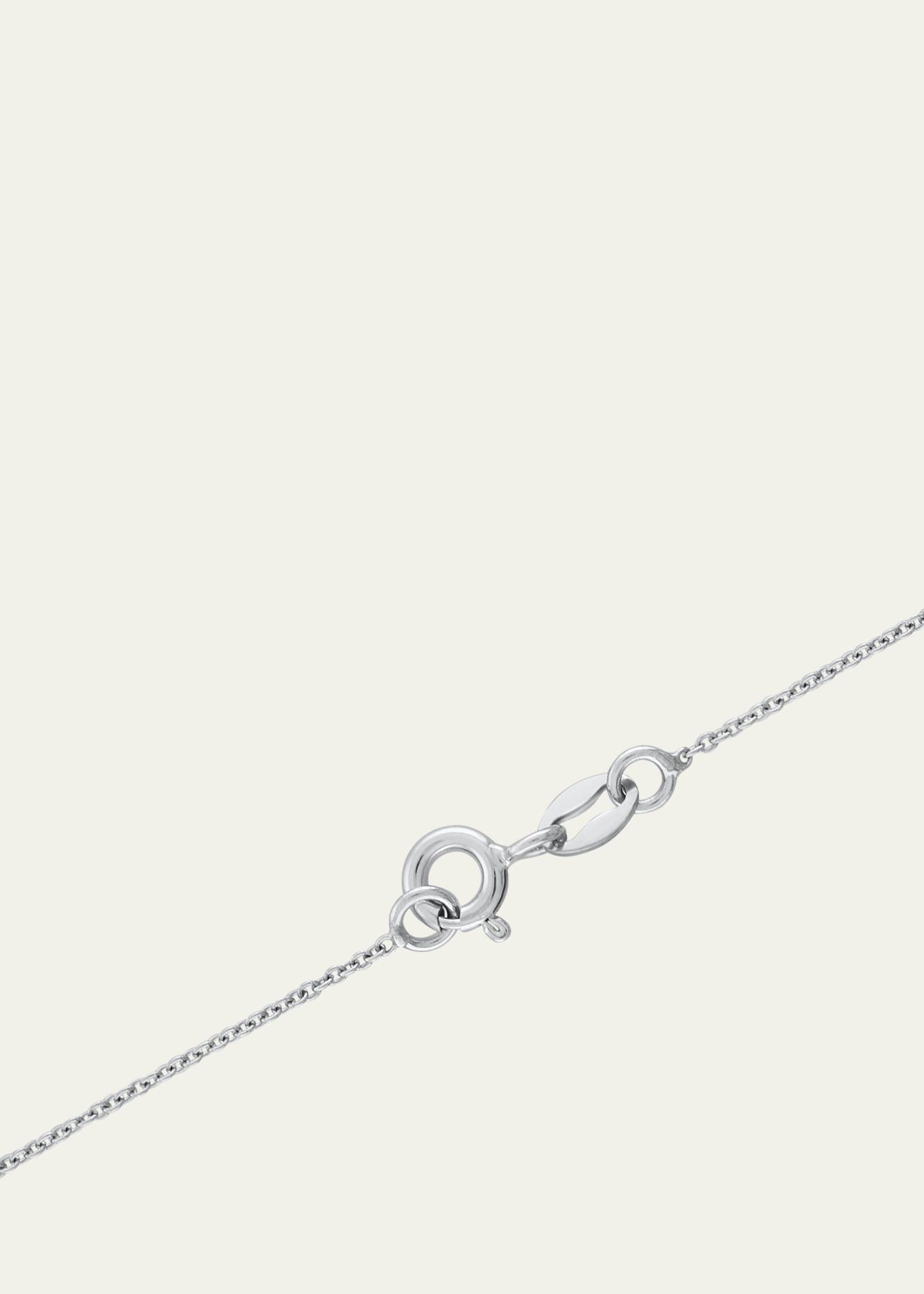 Procaccia Jewelry 18K Gold Large Chai Pave Diamond Necklace - Bergdorf ...