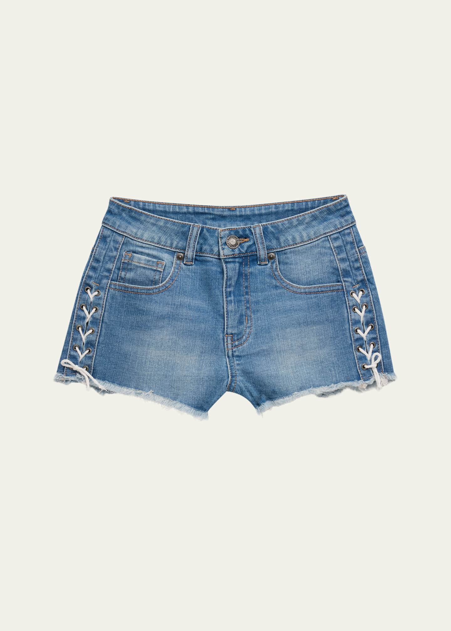 KatieJ NYC Girl's Berlin Tween Denim Shorts, Size S-XL Image 1 of 3