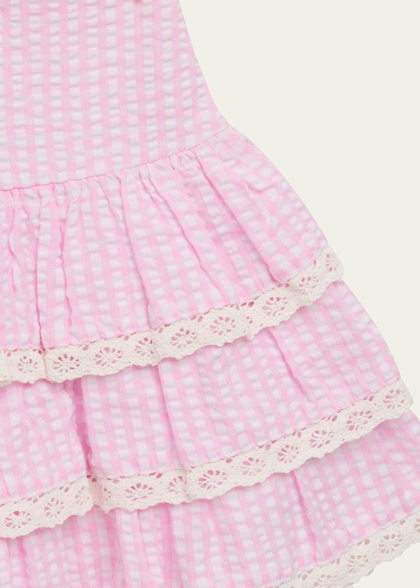 KatieJ NYC Girl's Melody Lace Ruffle Skirt, Size S-XL Image 3 of 3