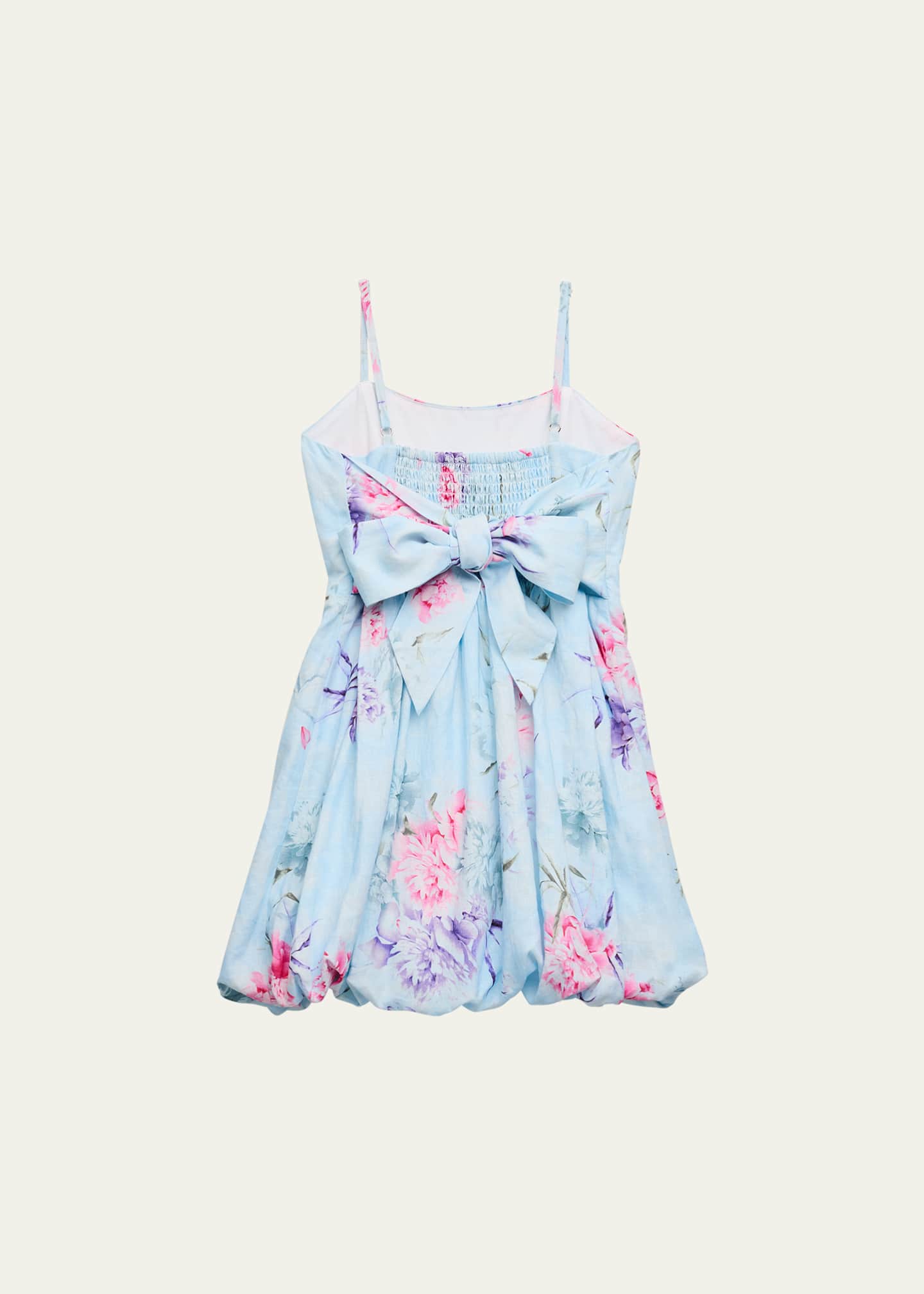 KatieJ NYC Girl's Quinn Floral-Print Tween Dress, Size S-XL Image 2 of 3