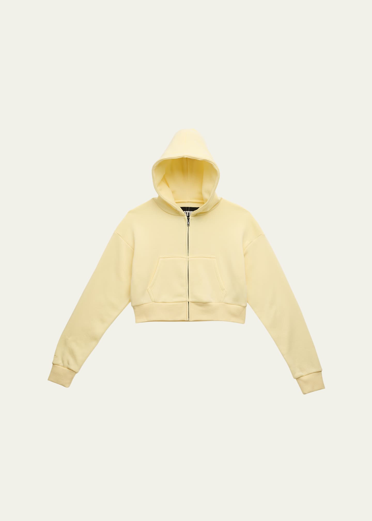 KatieJ NYC Girl's Tween Dylan Cropped Zip-Front Hoodie, Size S-XL Image 1 of 3