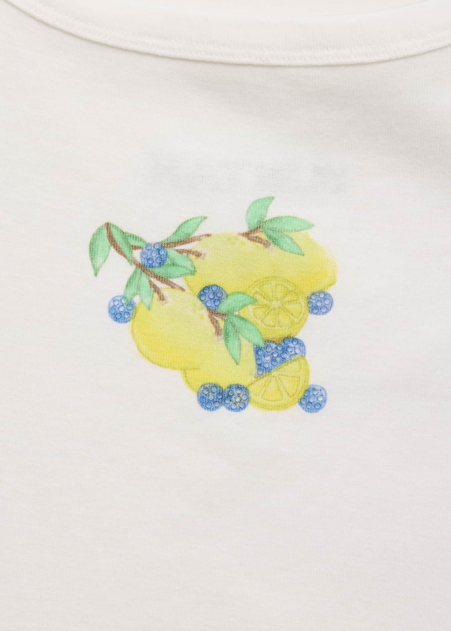KatieJ NYC Girl's Tween Lemon Graphic Tank Top, Size S-XL Image 3 of 3