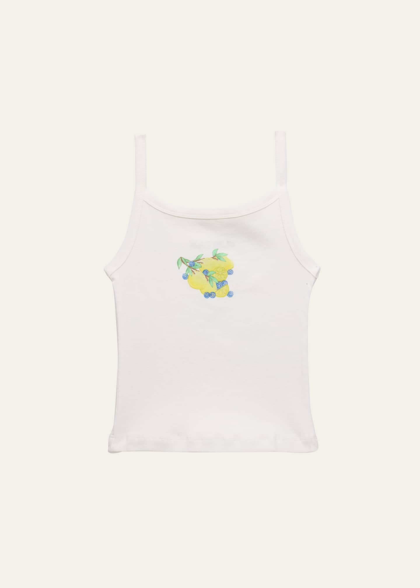 KatieJ NYC Girl's Tween Lemon Graphic Tank Top, Size S-XL Image 1 of 3