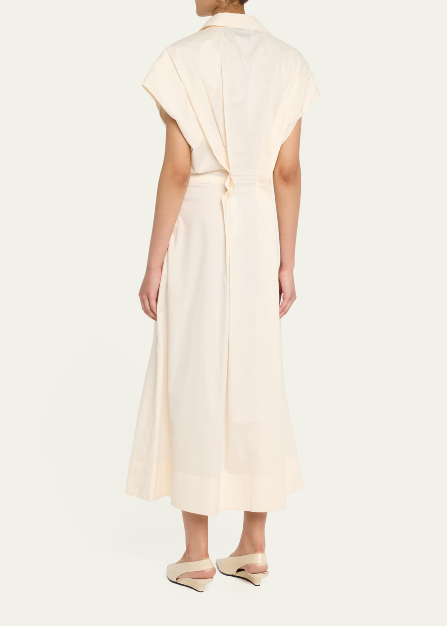 Giulia Pintuck Cotton Dress