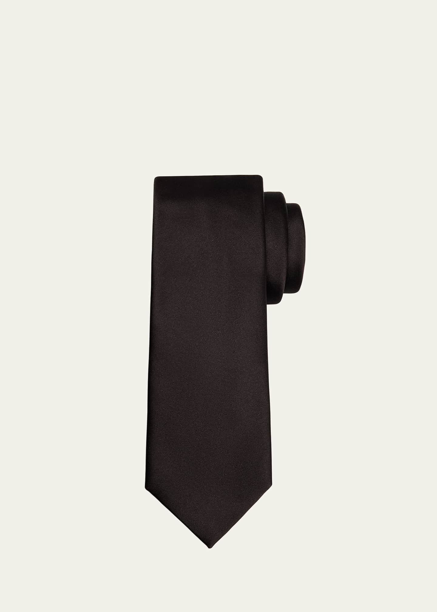 Giorgio Armani Men's Solid Silk Tie