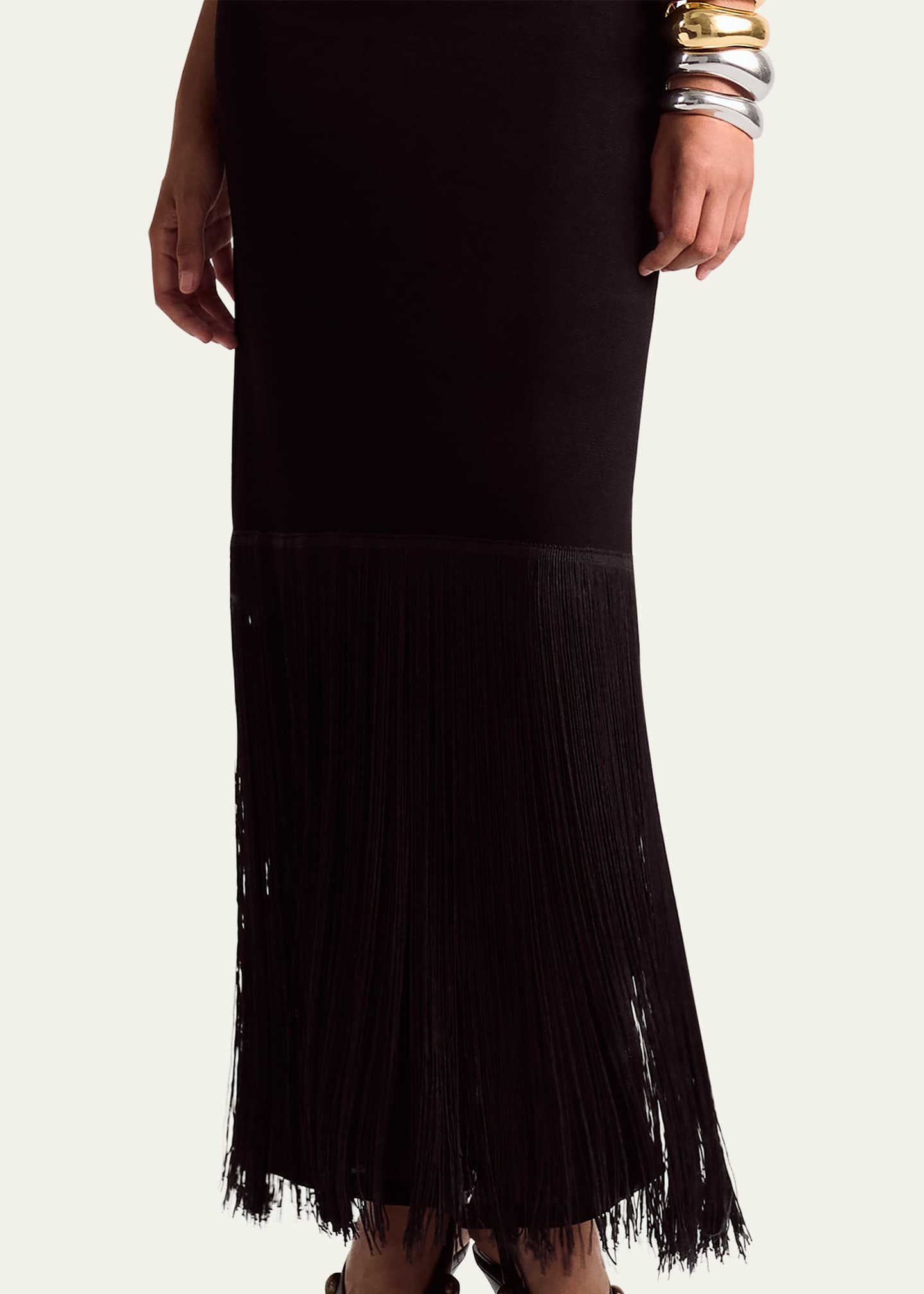 Altuzarra Fringe High-Neck Dress Image 5 of 5