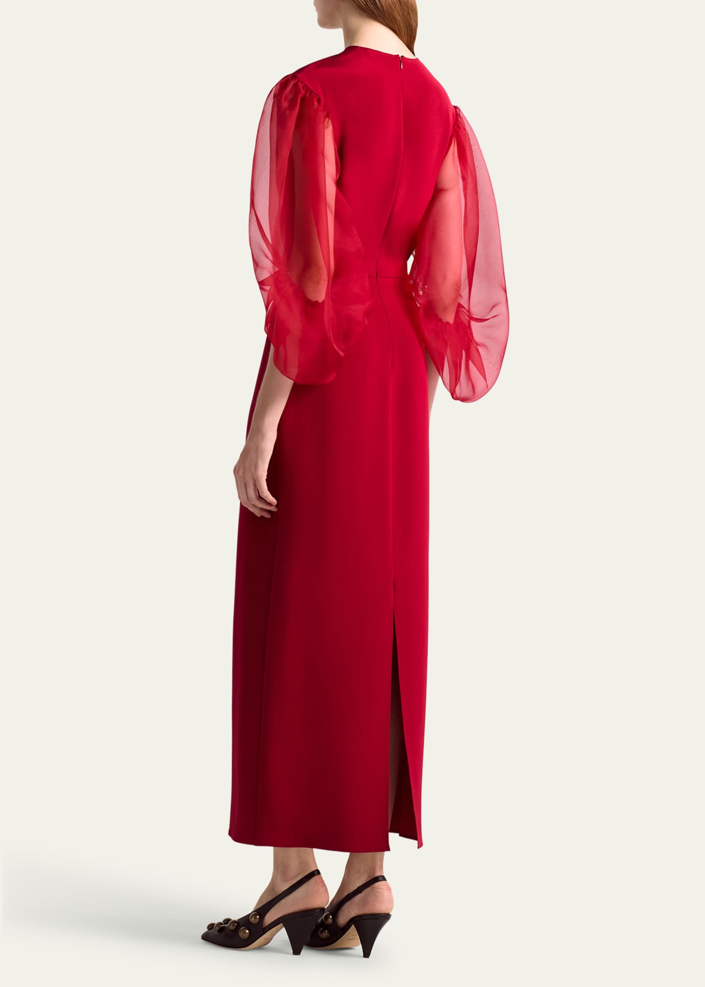 Altuzarra Danielle Puff-Sleeve Dress Image 3 of 5