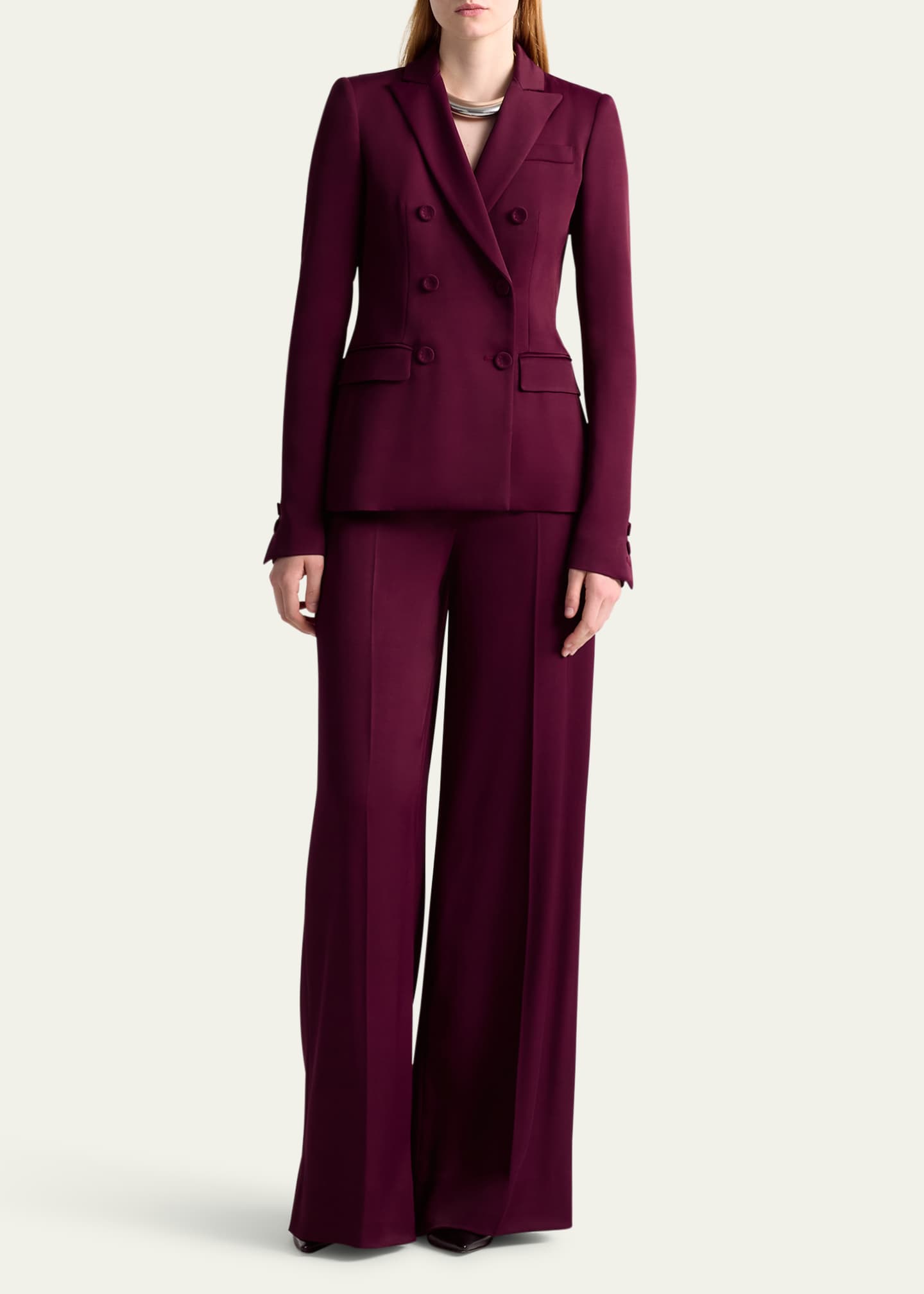 Altuzarra Rudy Wide Leg Wool Pants Image 2 of 4