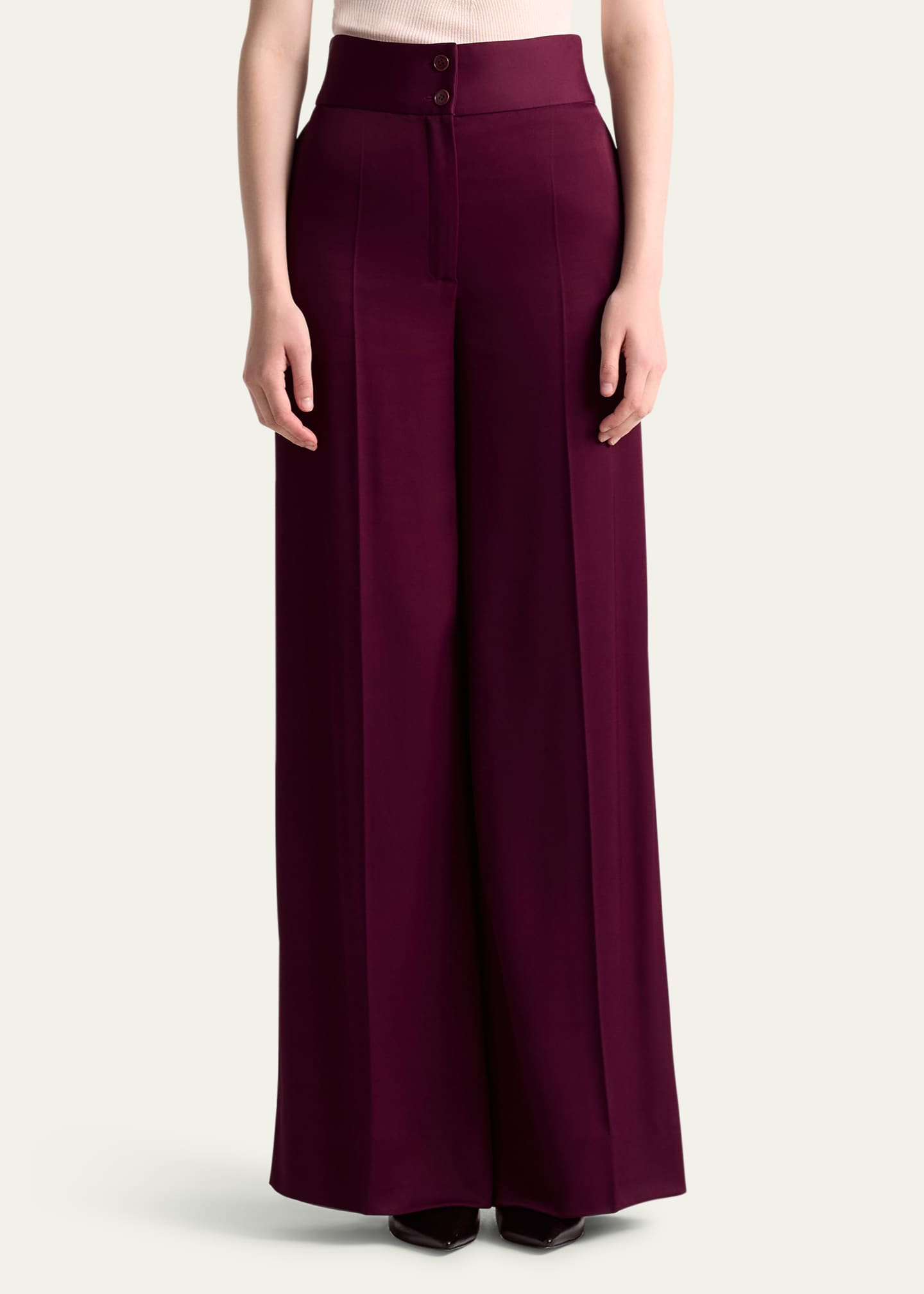 Altuzarra Rudy Wide Leg Wool Pants Image 4 of 4