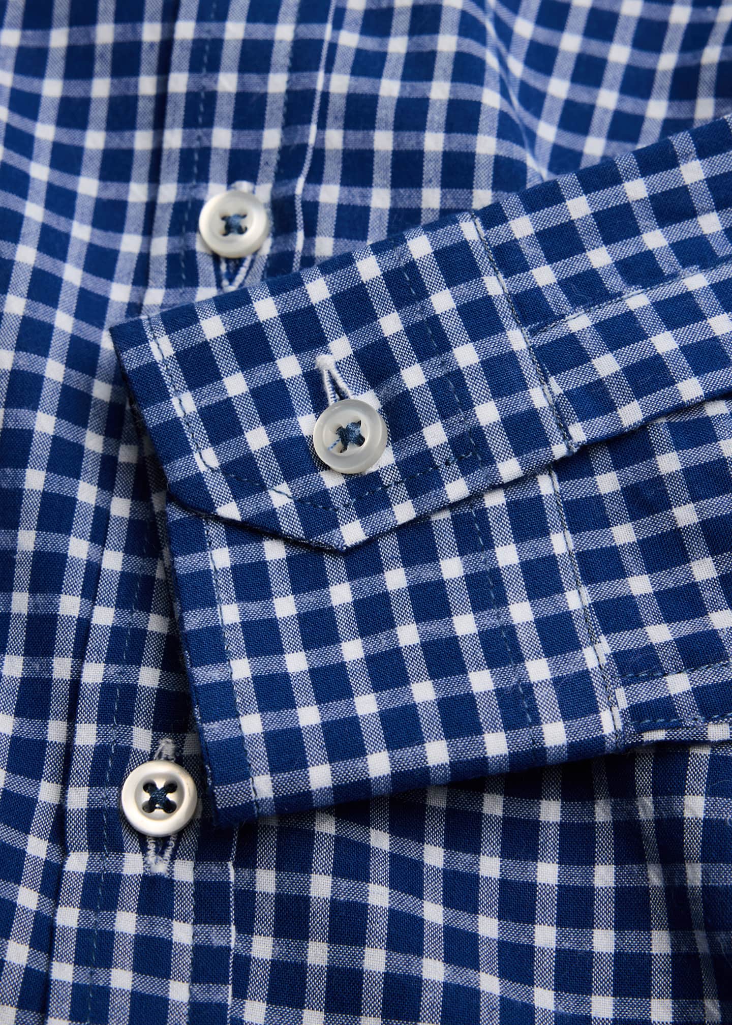 Mariella Ferrari Boy's Checkered Button Down Shirt, Size 4-12 Image 3 of 3