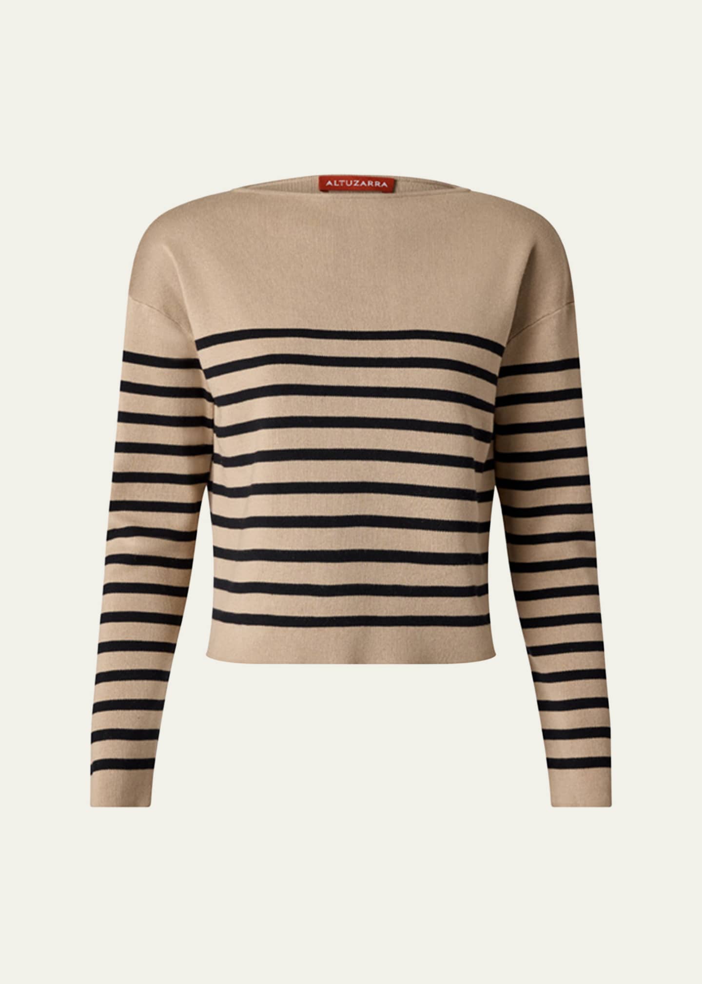 Altuzarra Ronnie Stripe Knit Sweater Image 1 of 4