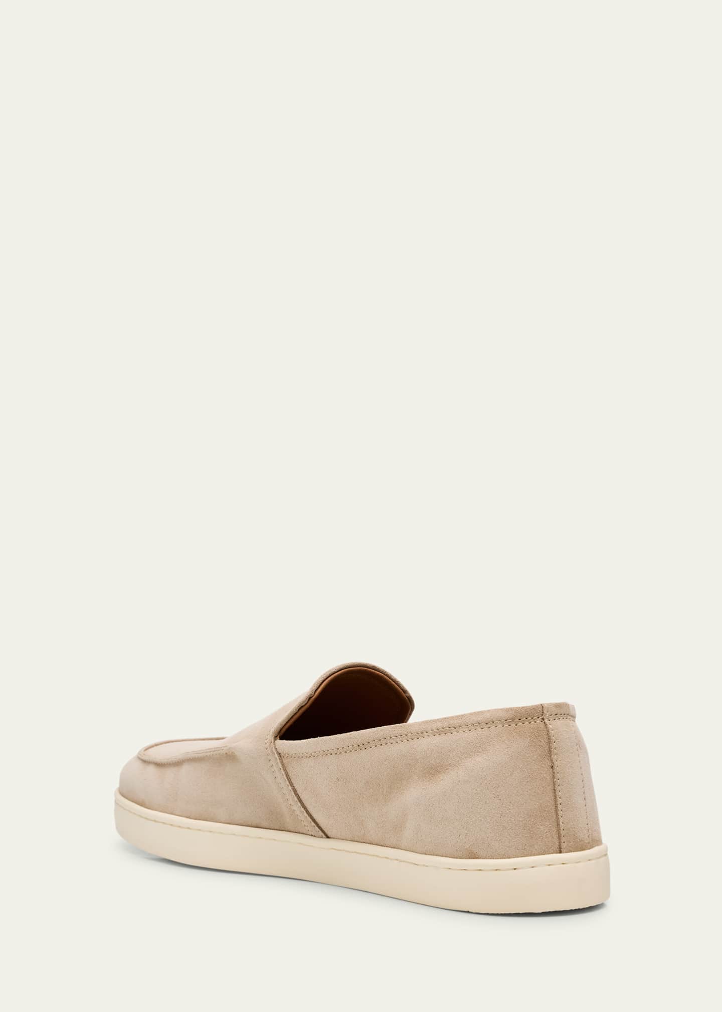 Bergdorf Goodman Men's Suede Hybrid Sneaker Loafers Image 4 of 6