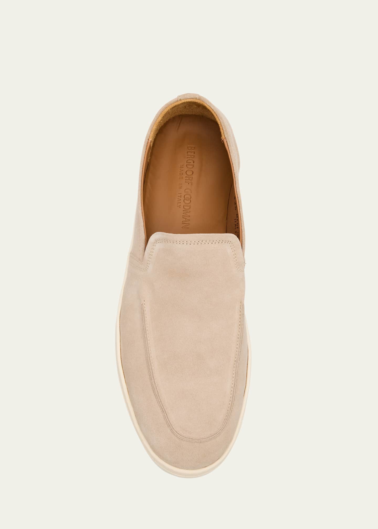 Bergdorf Goodman Men's Suede Hybrid Sneaker Loafers Image 6 of 6