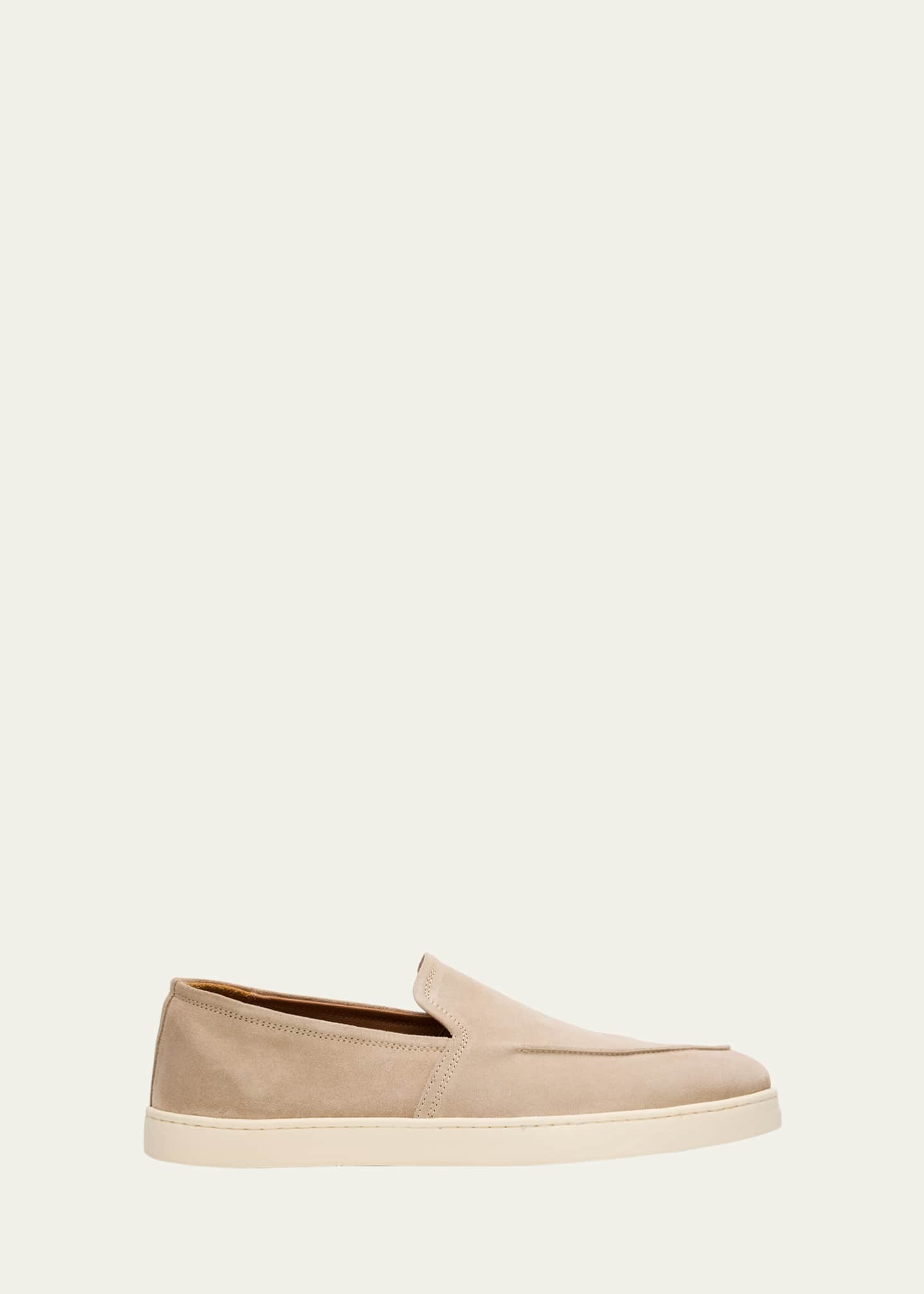 Bergdorf Goodman Men's Suede Hybrid Sneaker Loafers Image 1 of 6