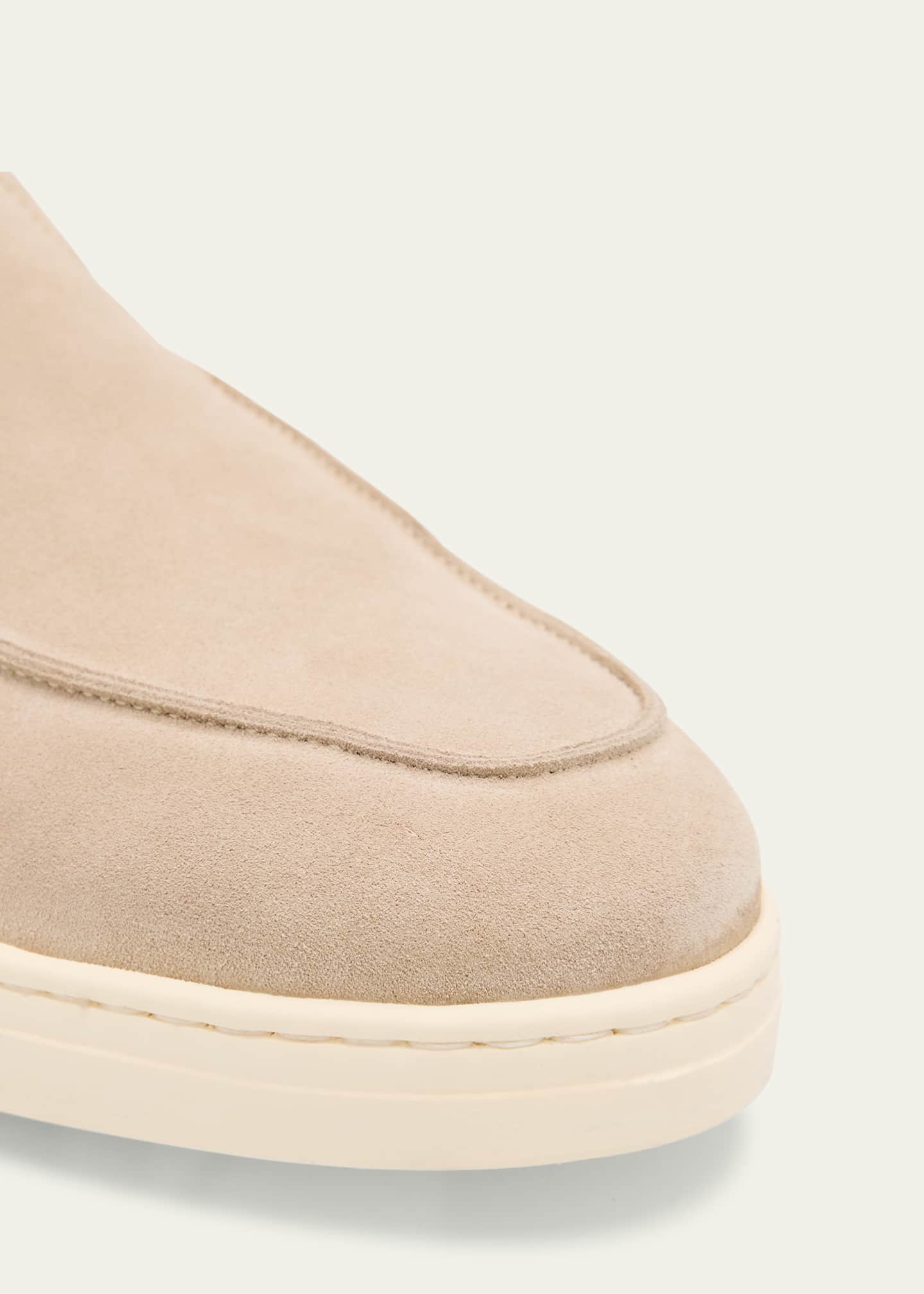 Bergdorf Goodman Men's Suede Hybrid Sneaker Loafers Image 5 of 6