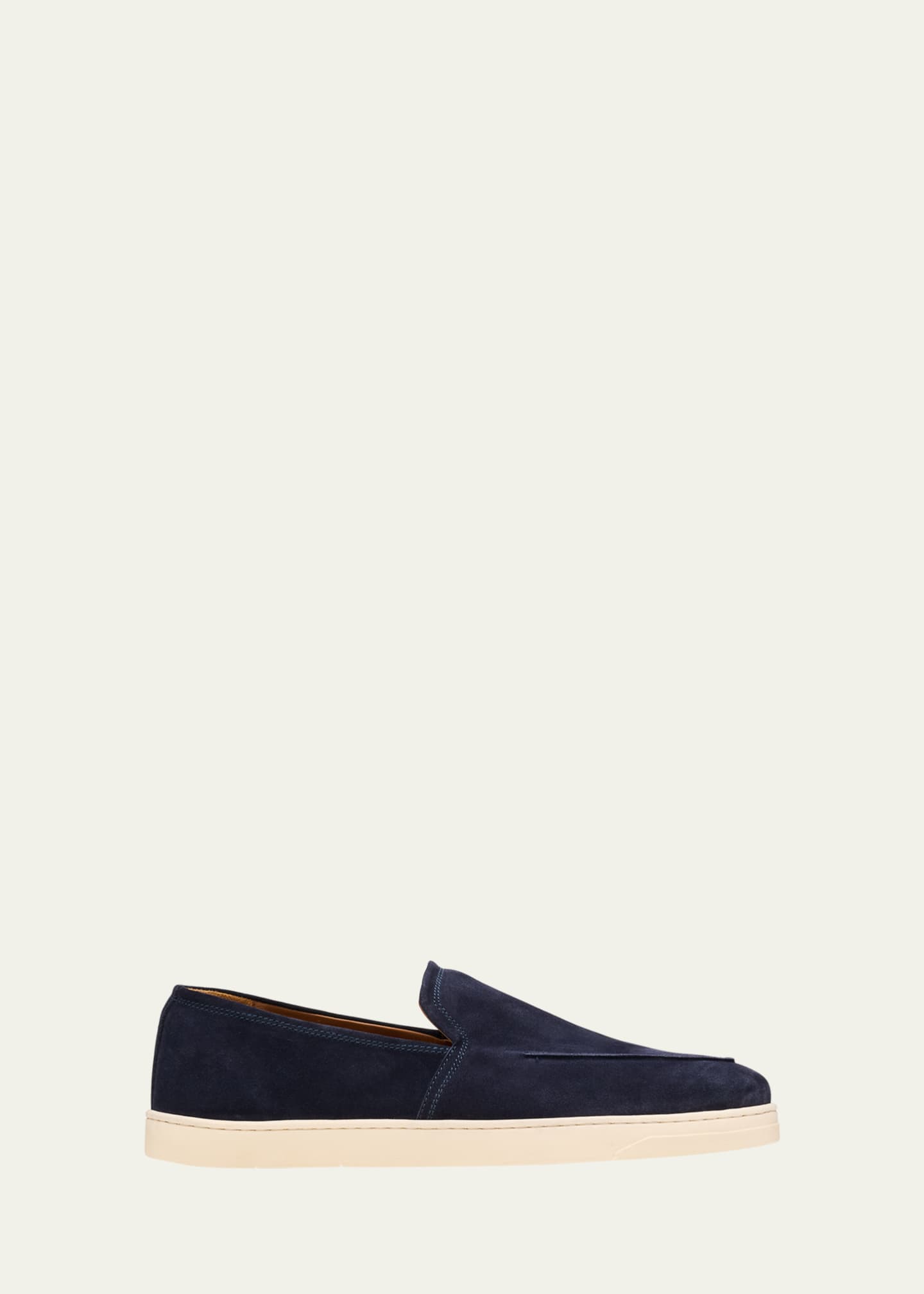 Bergdorf Goodman Men's Suede Hybrid Sneaker Loafers Image 1 of 6