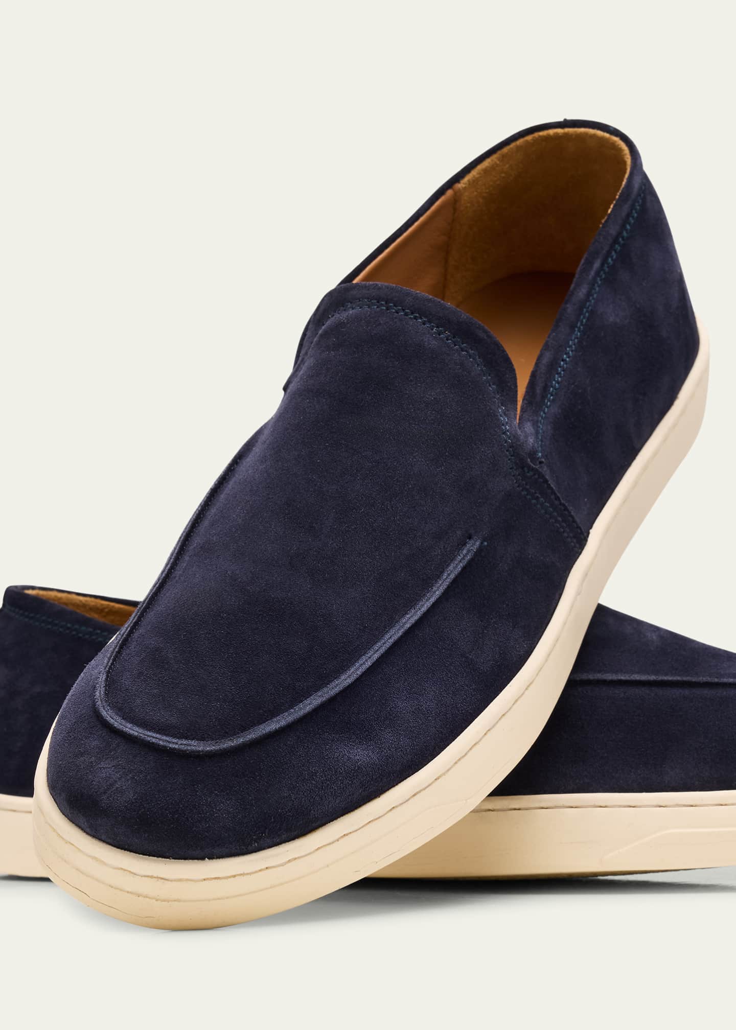 Bergdorf Goodman Men's Suede Hybrid Sneaker Loafers Image 5 of 6