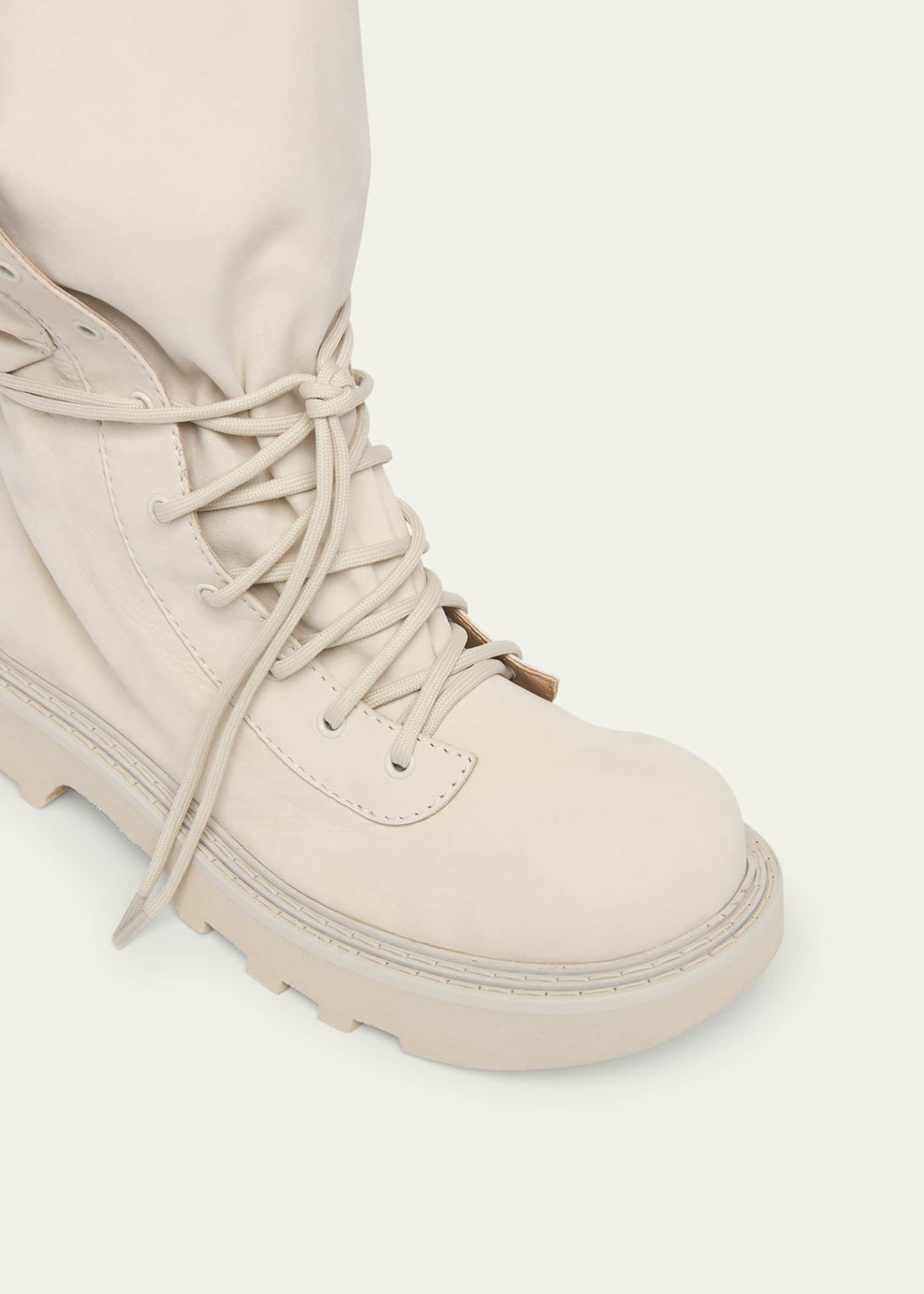 JW Anderson Suede Lace-Up Combat Boots Image 5 of 5