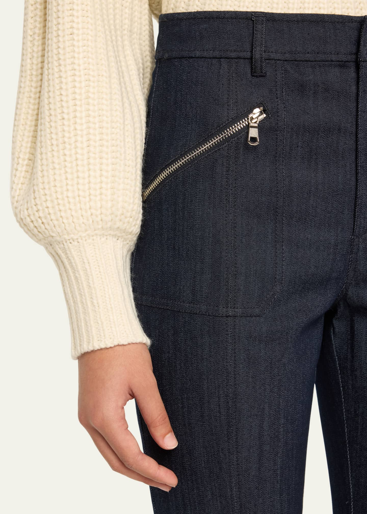 Cinq a Sept Celeste Slim Denim Pants Image 5 of 5