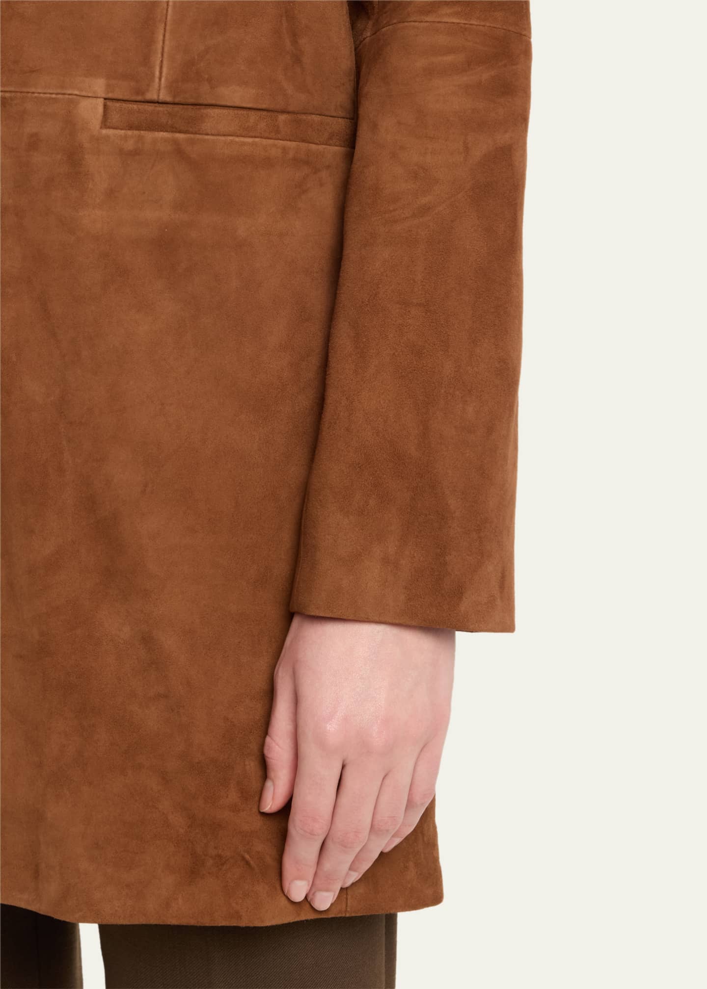 SPRWMN Suede Long Blazer Image 5 of 5