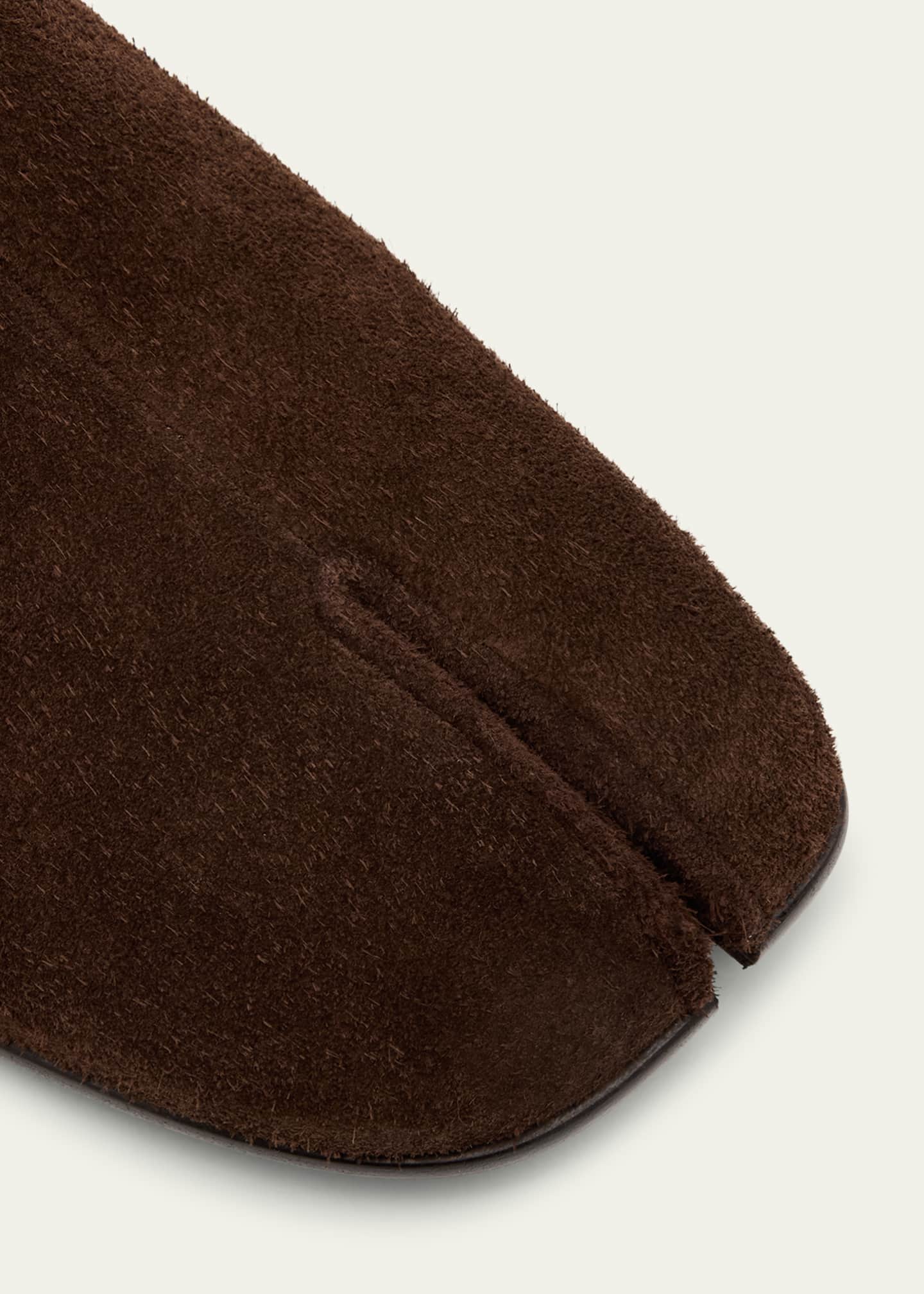 Maison Margiela Men's Tabi Babouche Suede Split-Toe Loafers Image 5 of 6