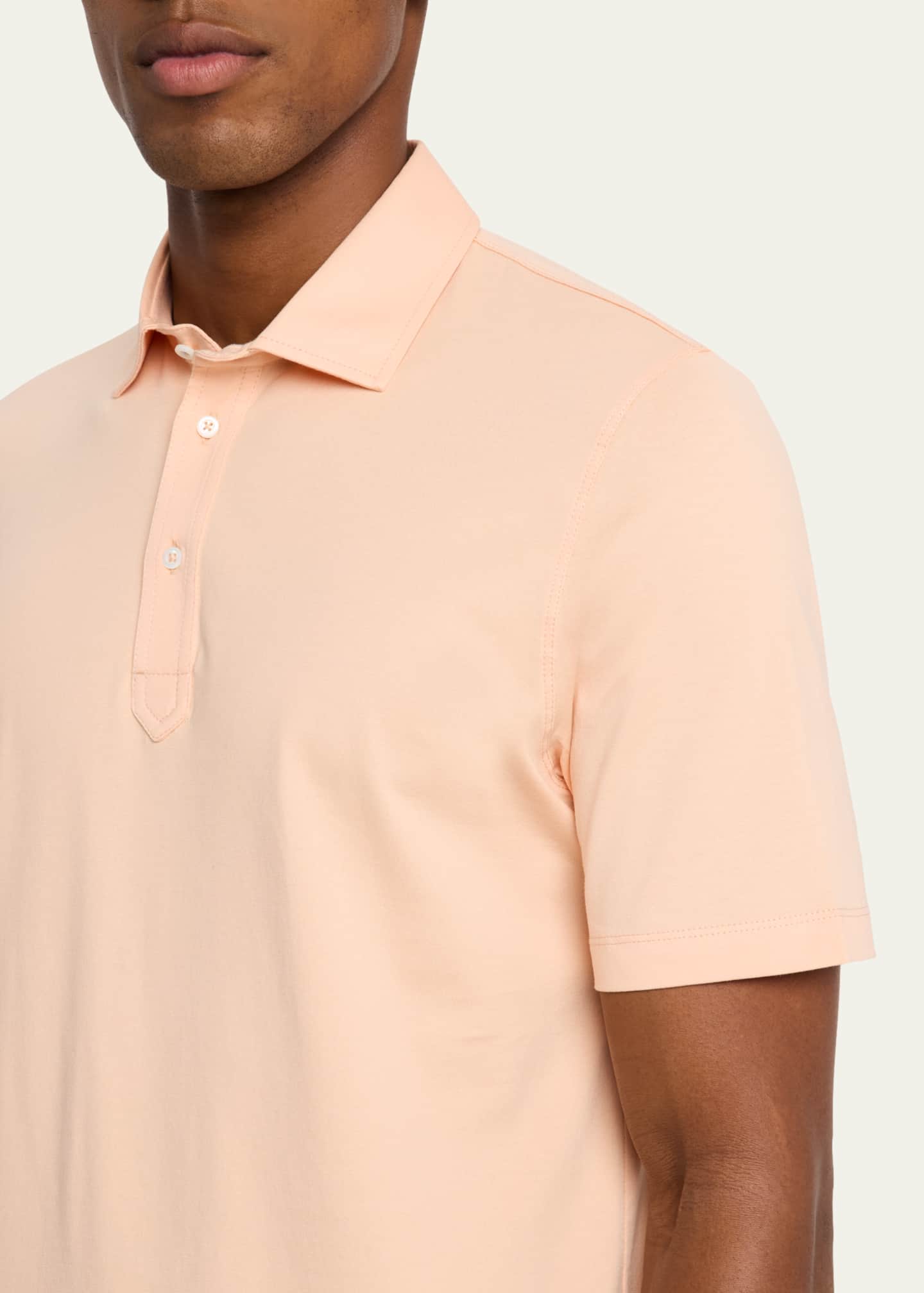 Brunello Cucinelli Men's Cotton Polo Shirt Image 5 of 5