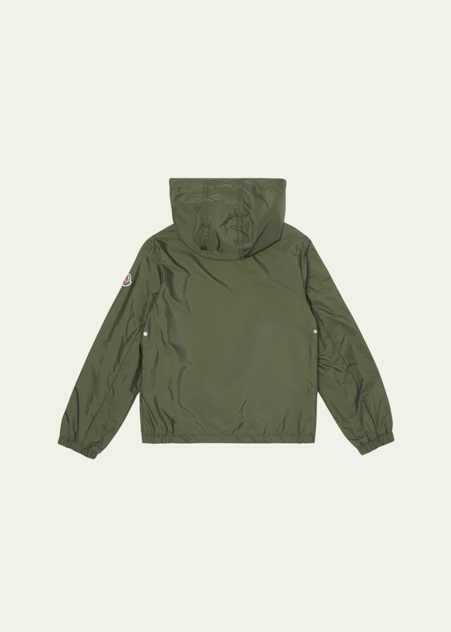 Moncler Boy's Urville Windbreaker Jacket, Size 4-6 Image 2 of 3