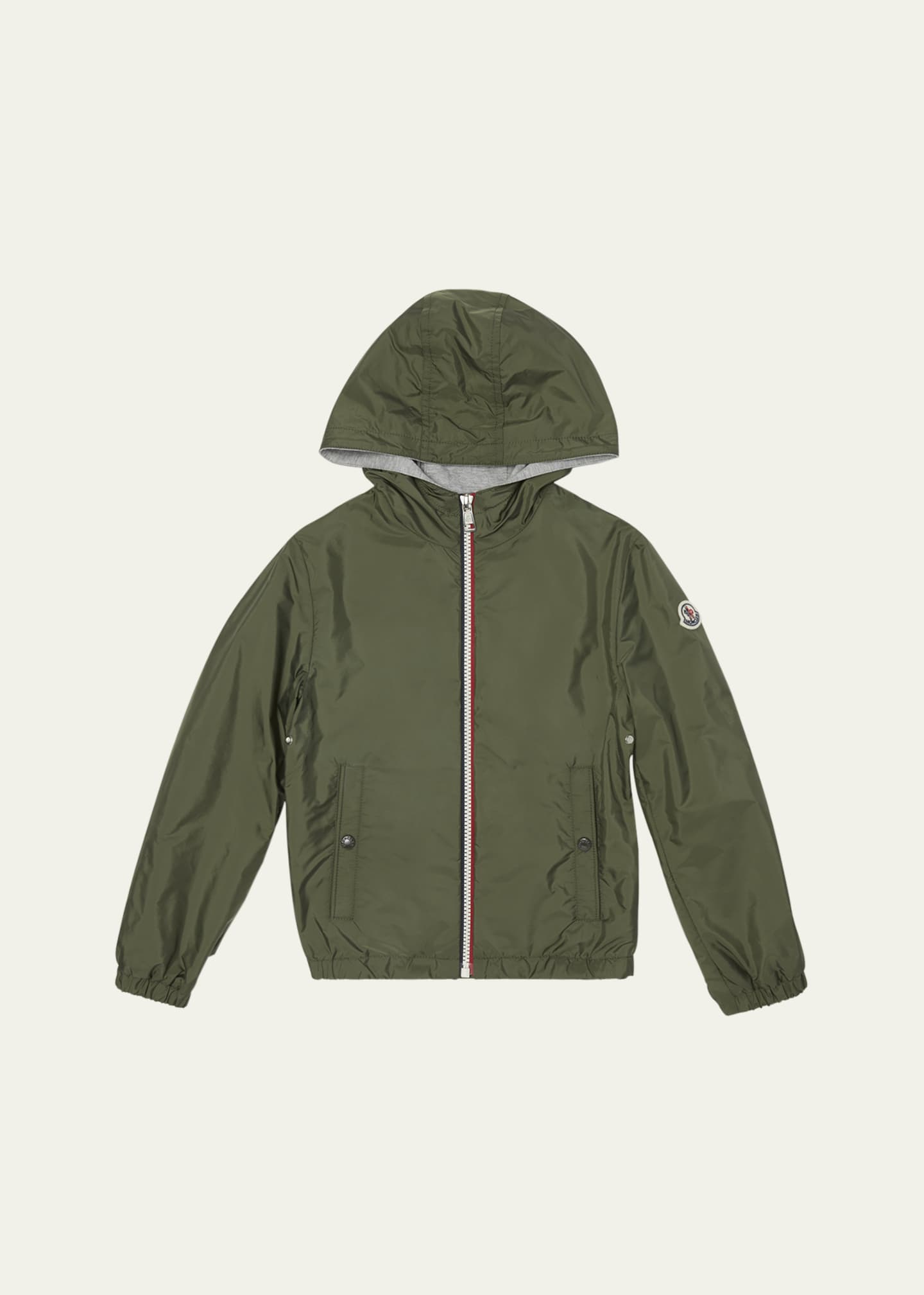 Moncler Boy's Urville Windbreaker Jacket, Size 4-6 Image 1 of 3