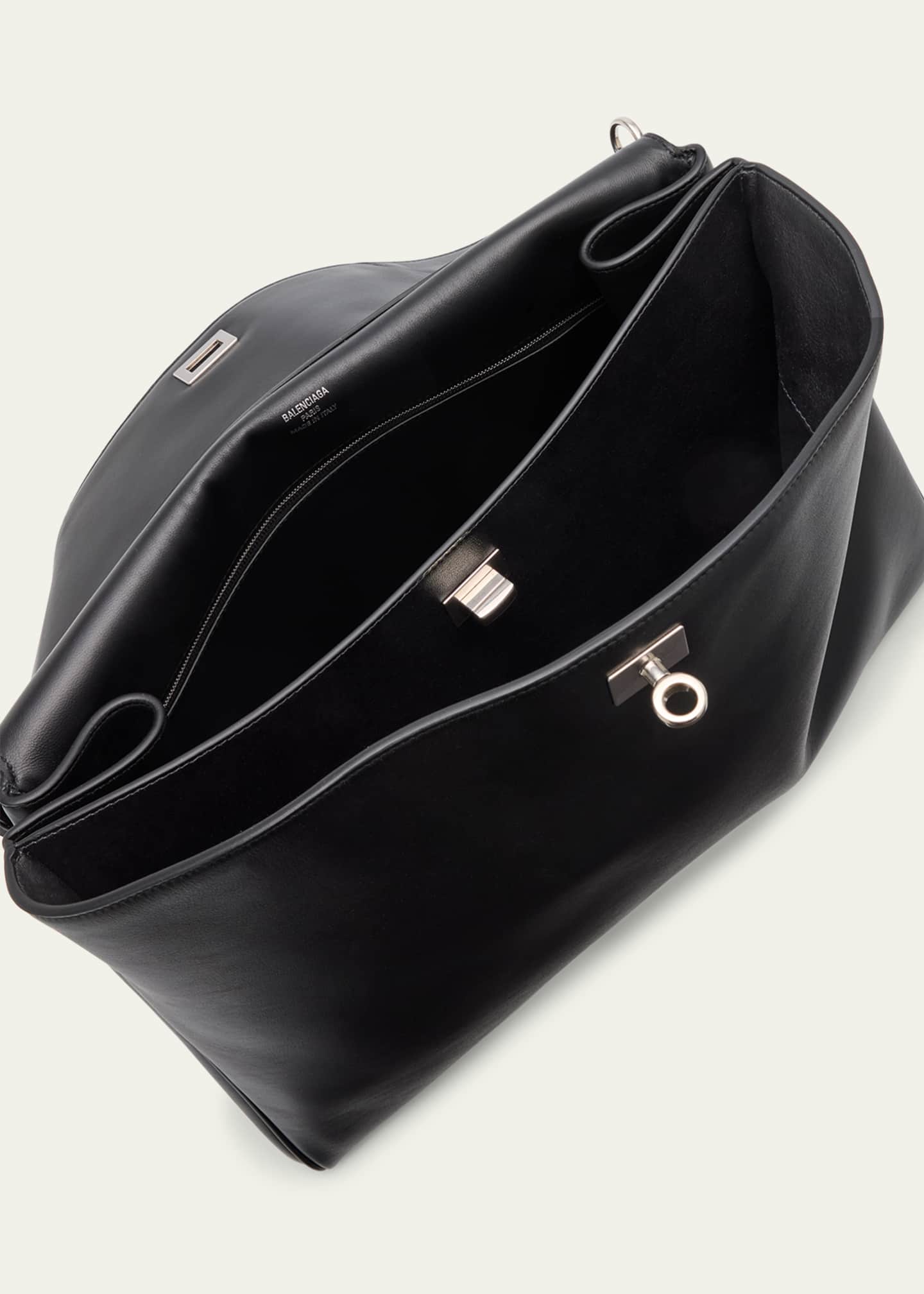 Balenciaga Men's Rodeo Leather Messenger Bag Image 4 of 6