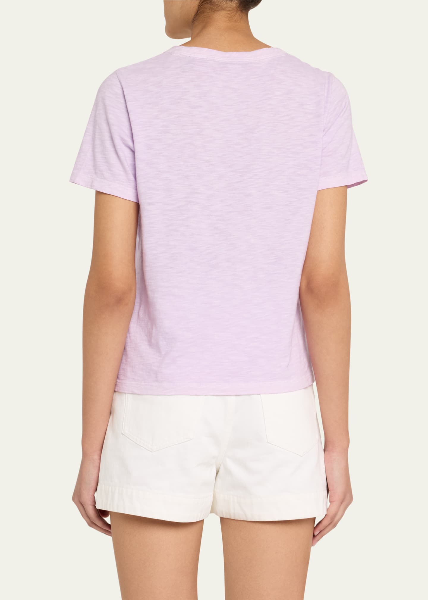 Veronica Beard Carla Crewneck Tee Image 3 of 5