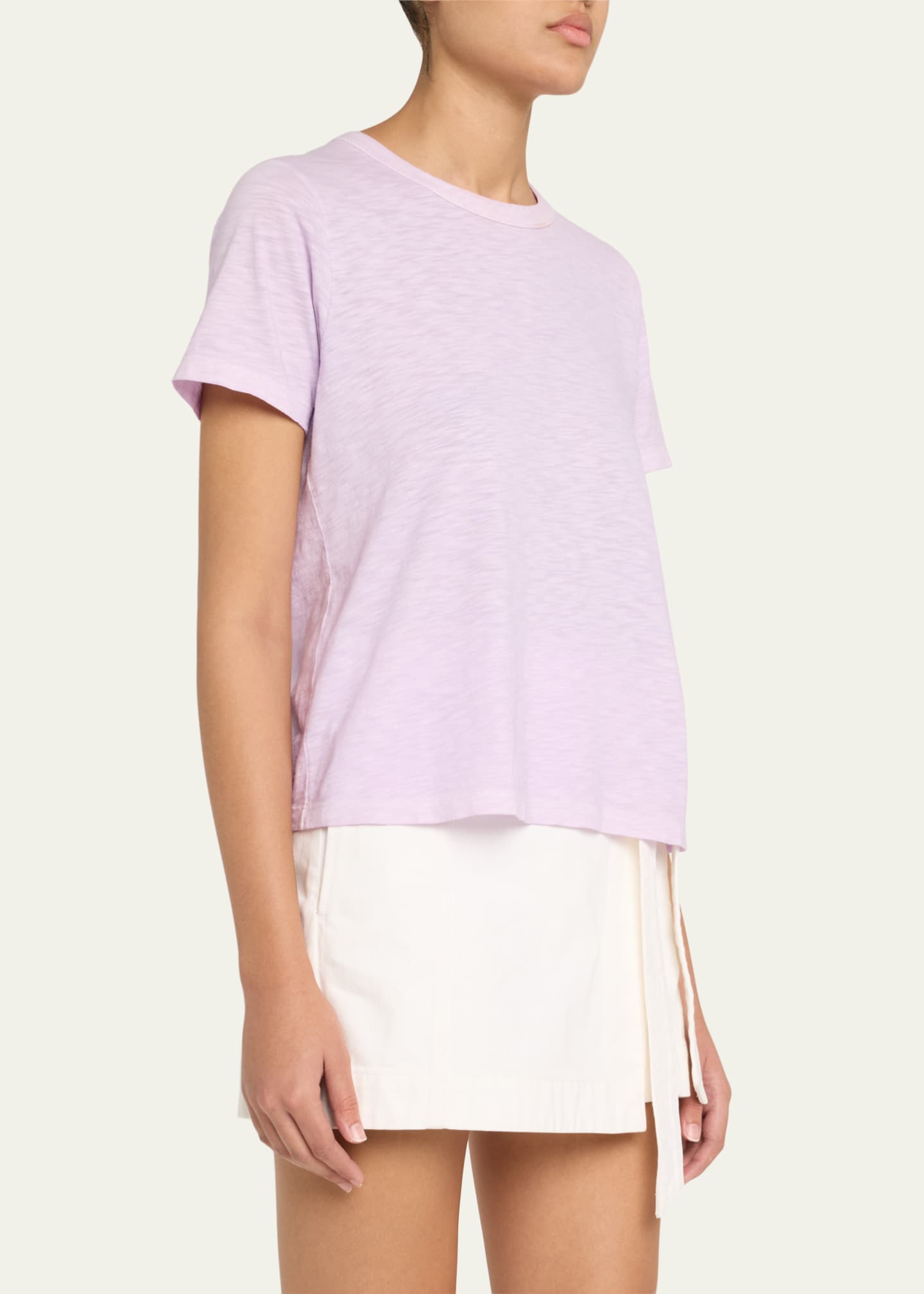 Veronica Beard Carla Crewneck Tee Image 4 of 5