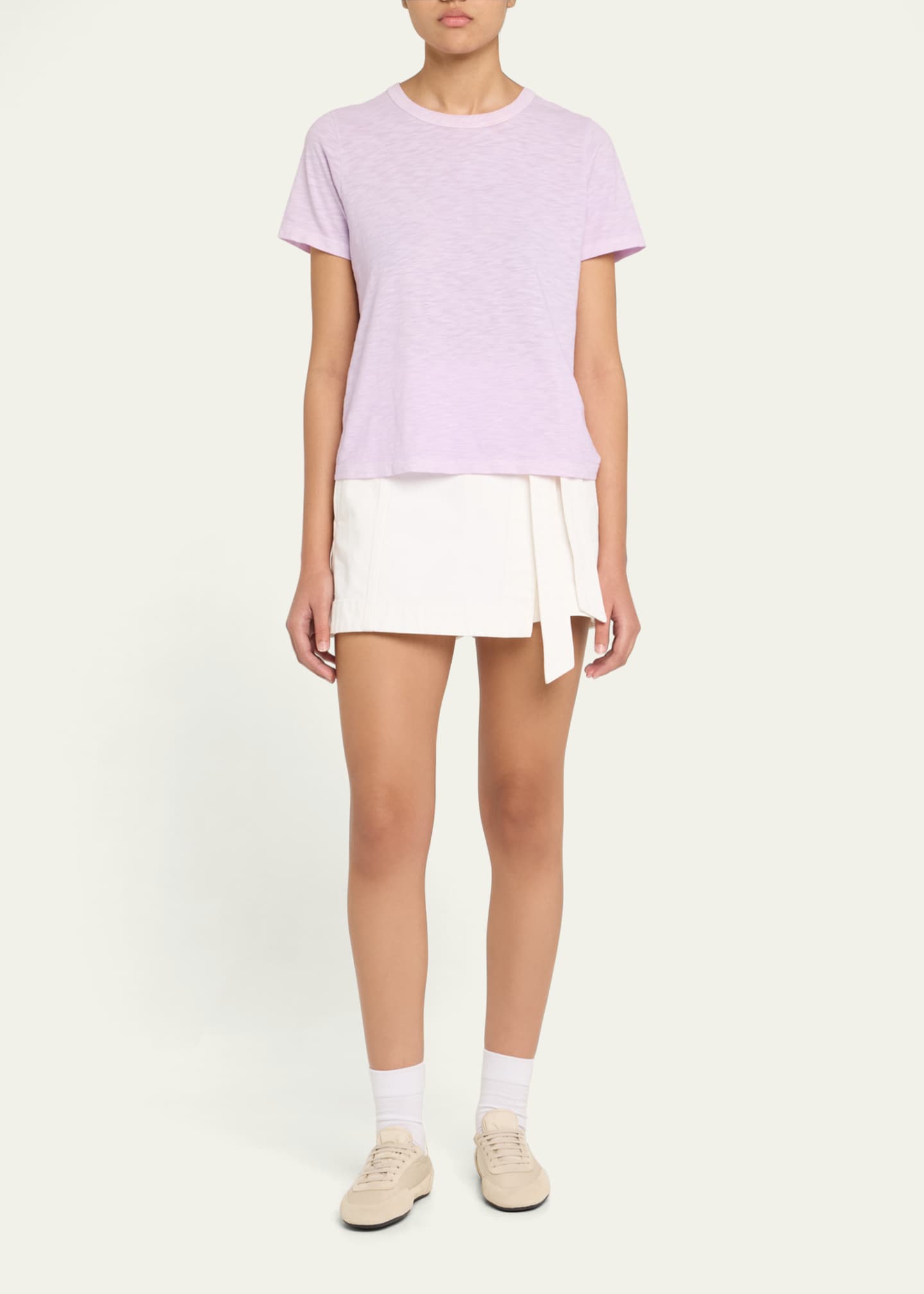 Veronica Beard Agee Belted Skort Image 2 of 5