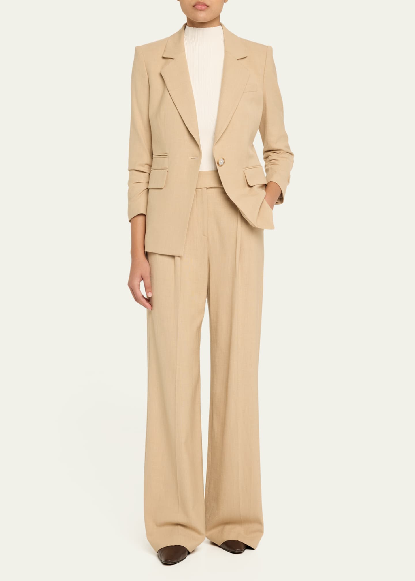 Veronica Beard Marbeau Wide-Leg Pants Image 2 of 5