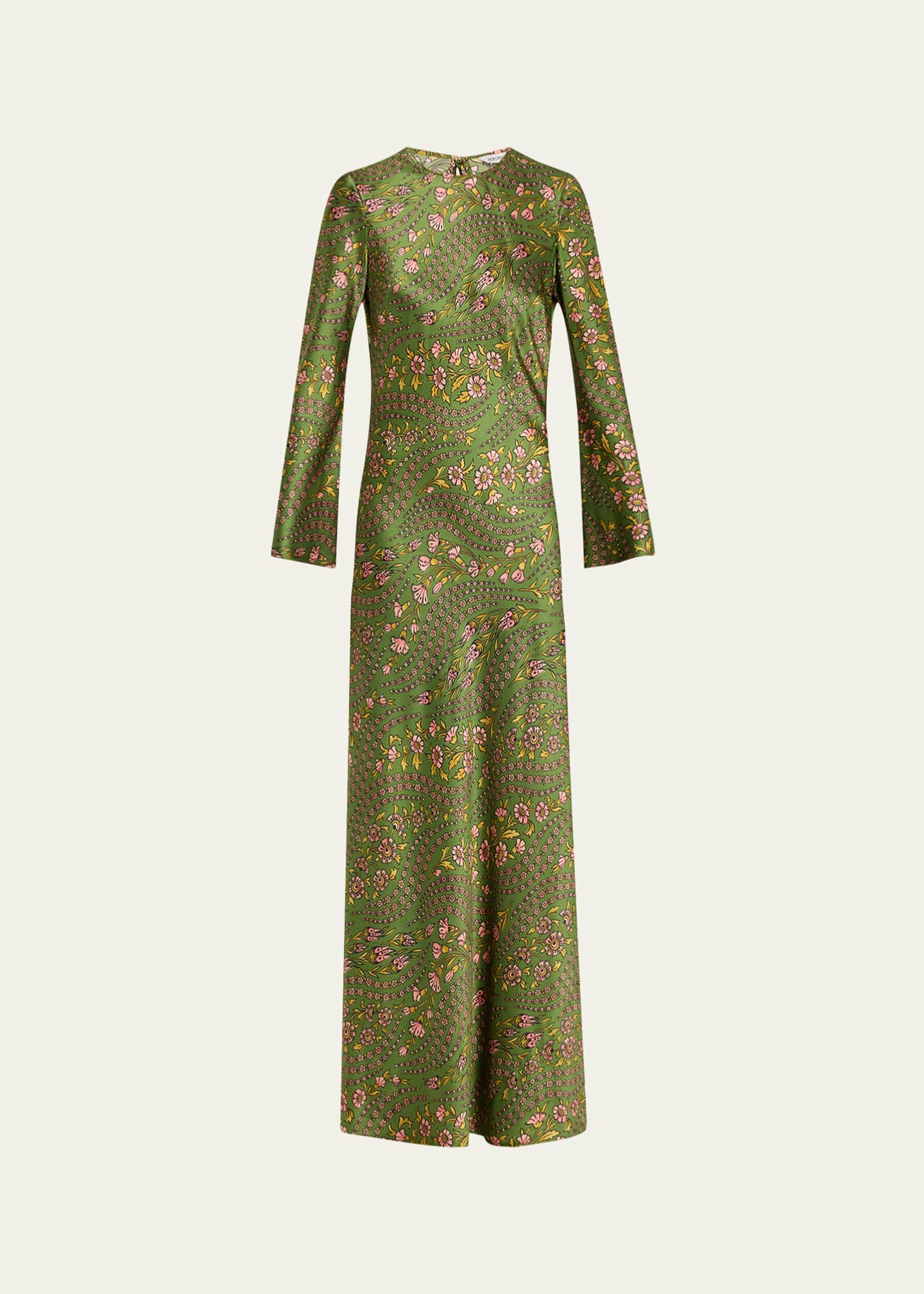 Veronica Beard Gemma Floral Long-Sleeve Maxi Dress Image 1 of 5