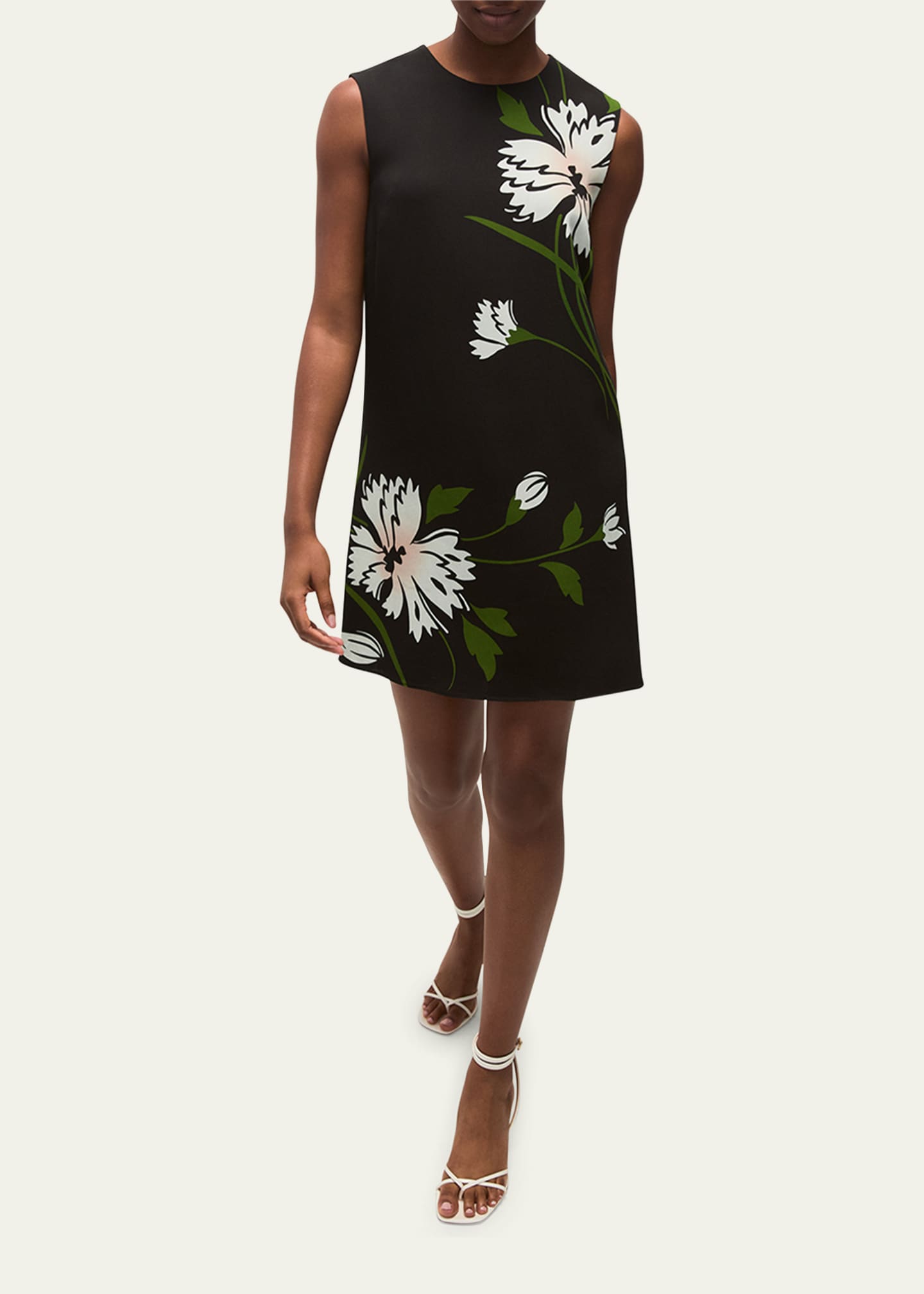Veronica Beard Cromwell Floral Sleeveless Shift Dress Image 2 of 4